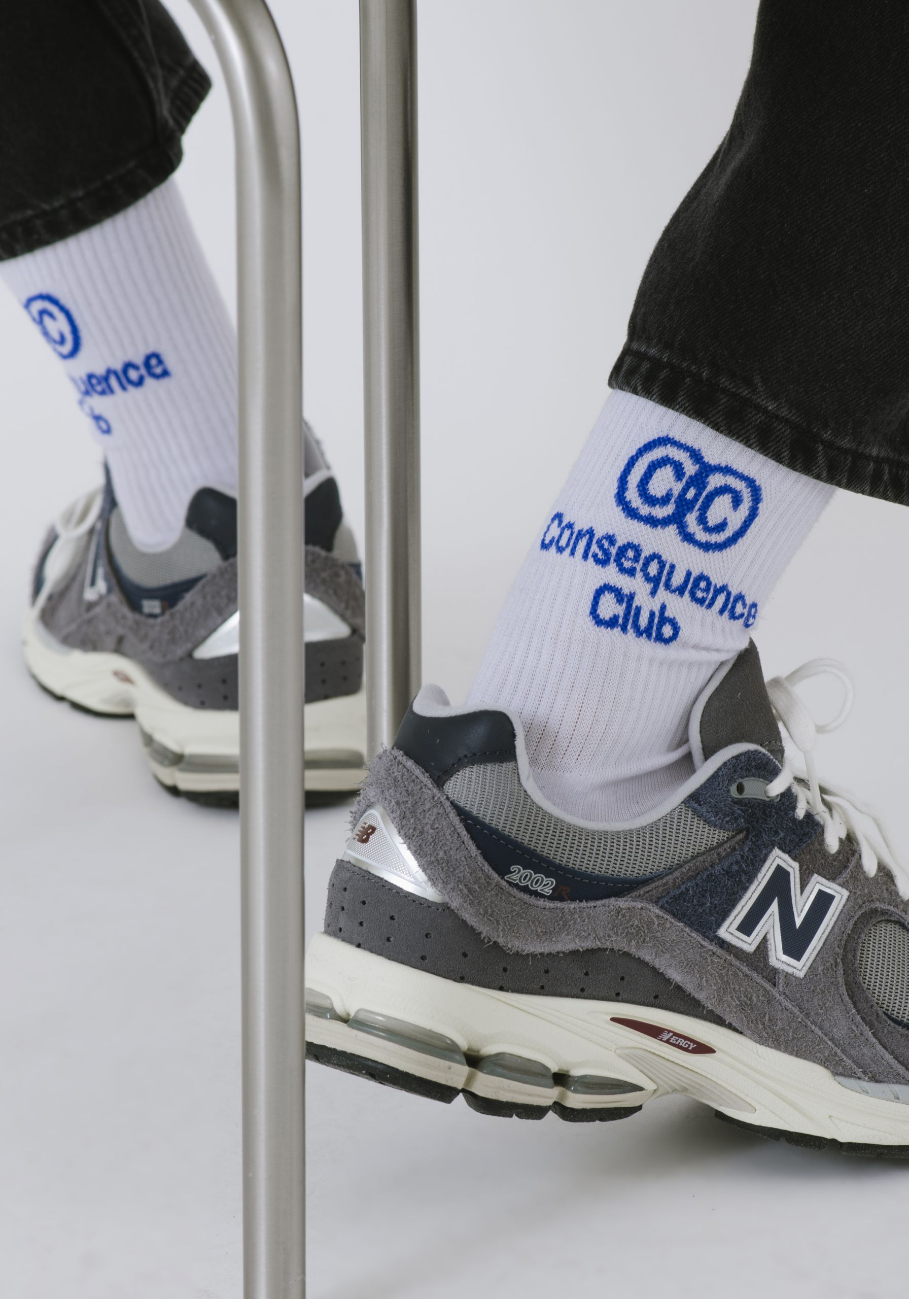CC Socks White (True Blue)