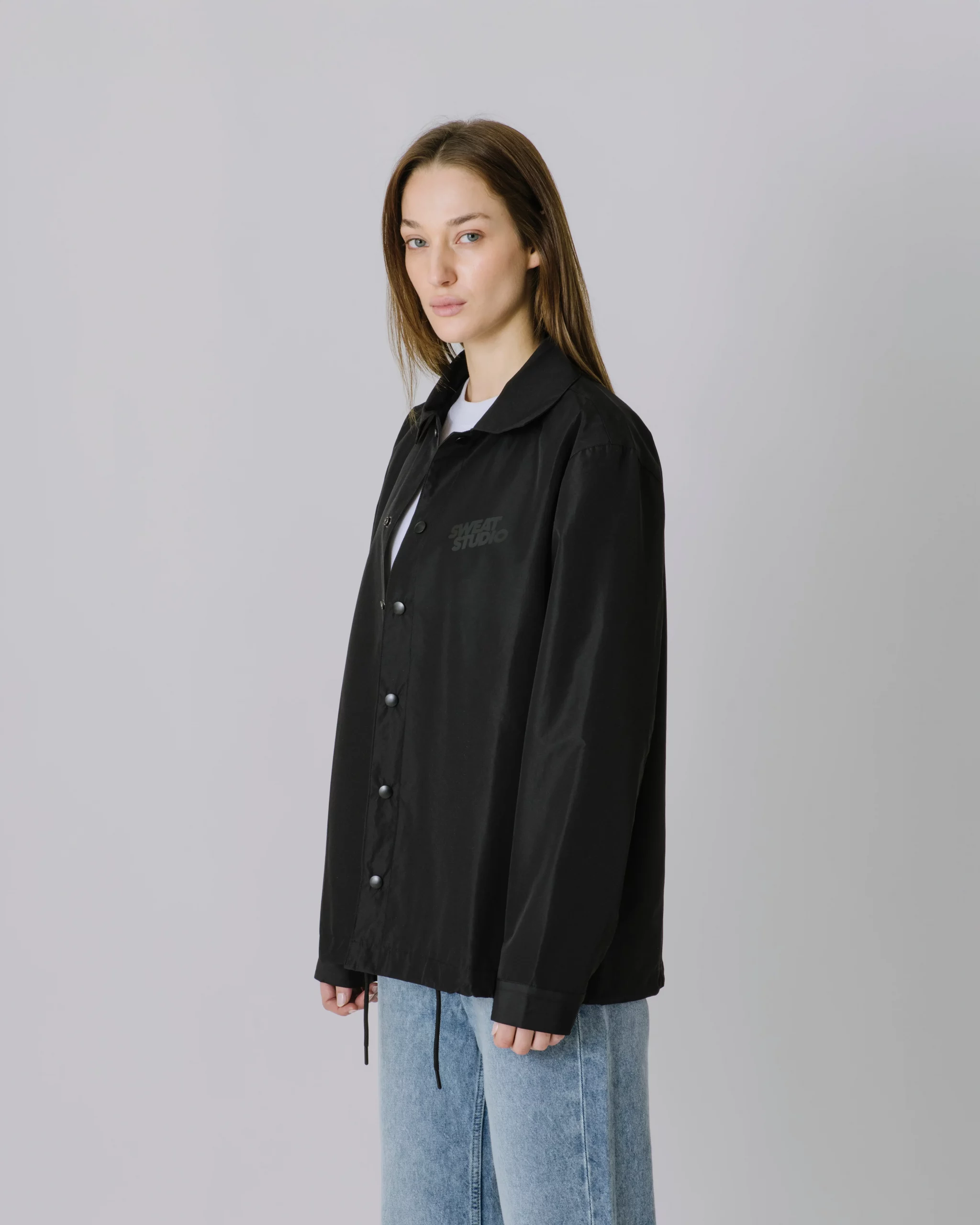 Coach Jacket: SS Black on black
