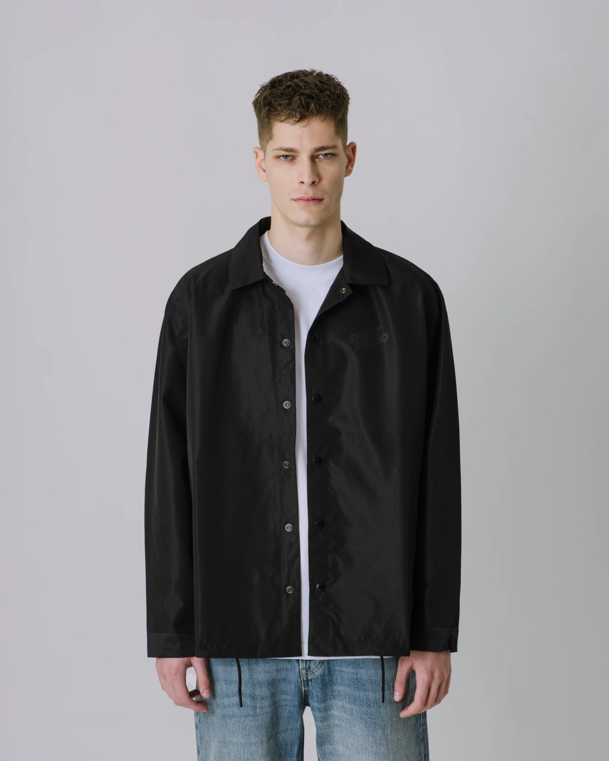 Coach Jacket: SS Black on black