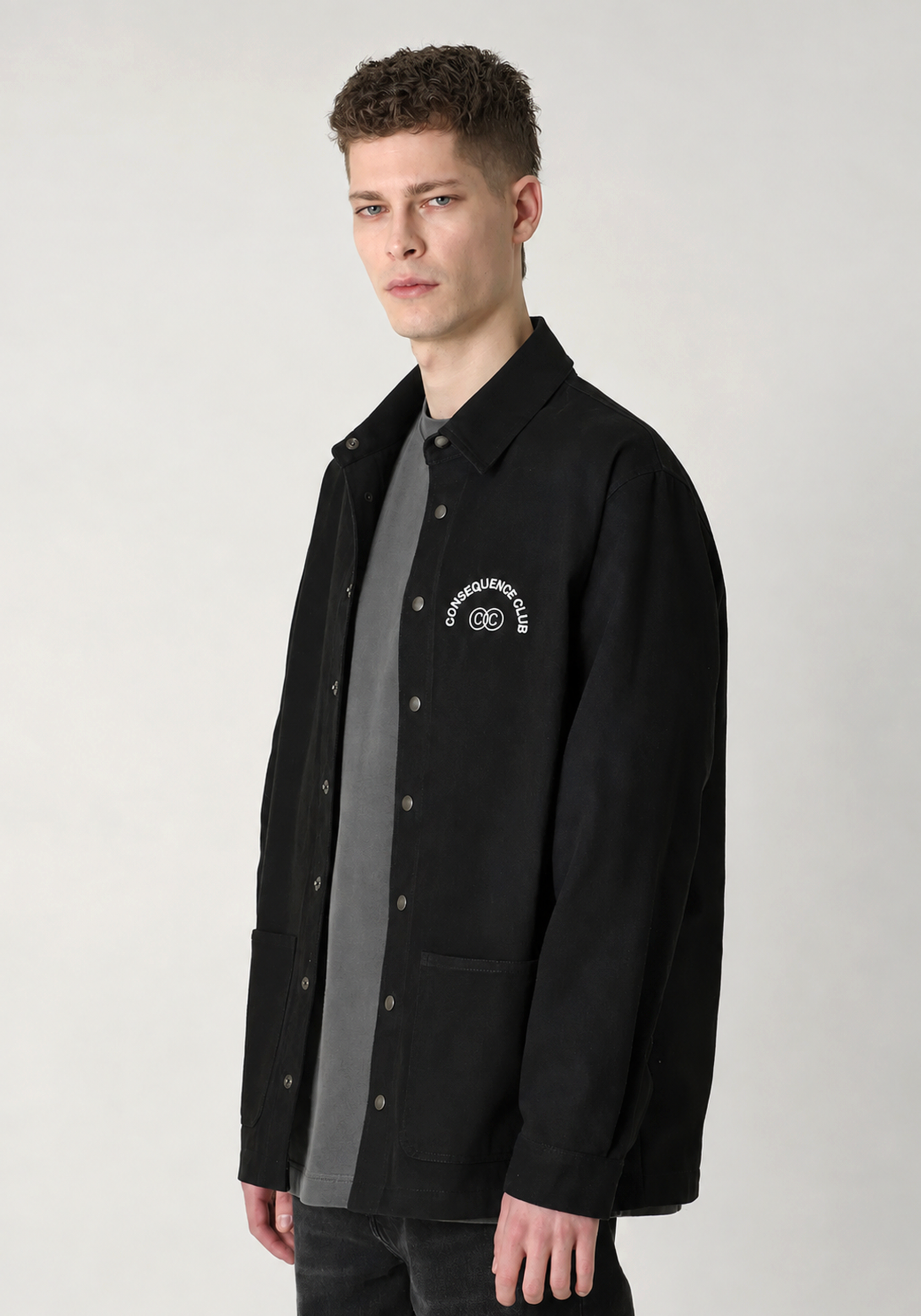 Signature Series Overshirt Black