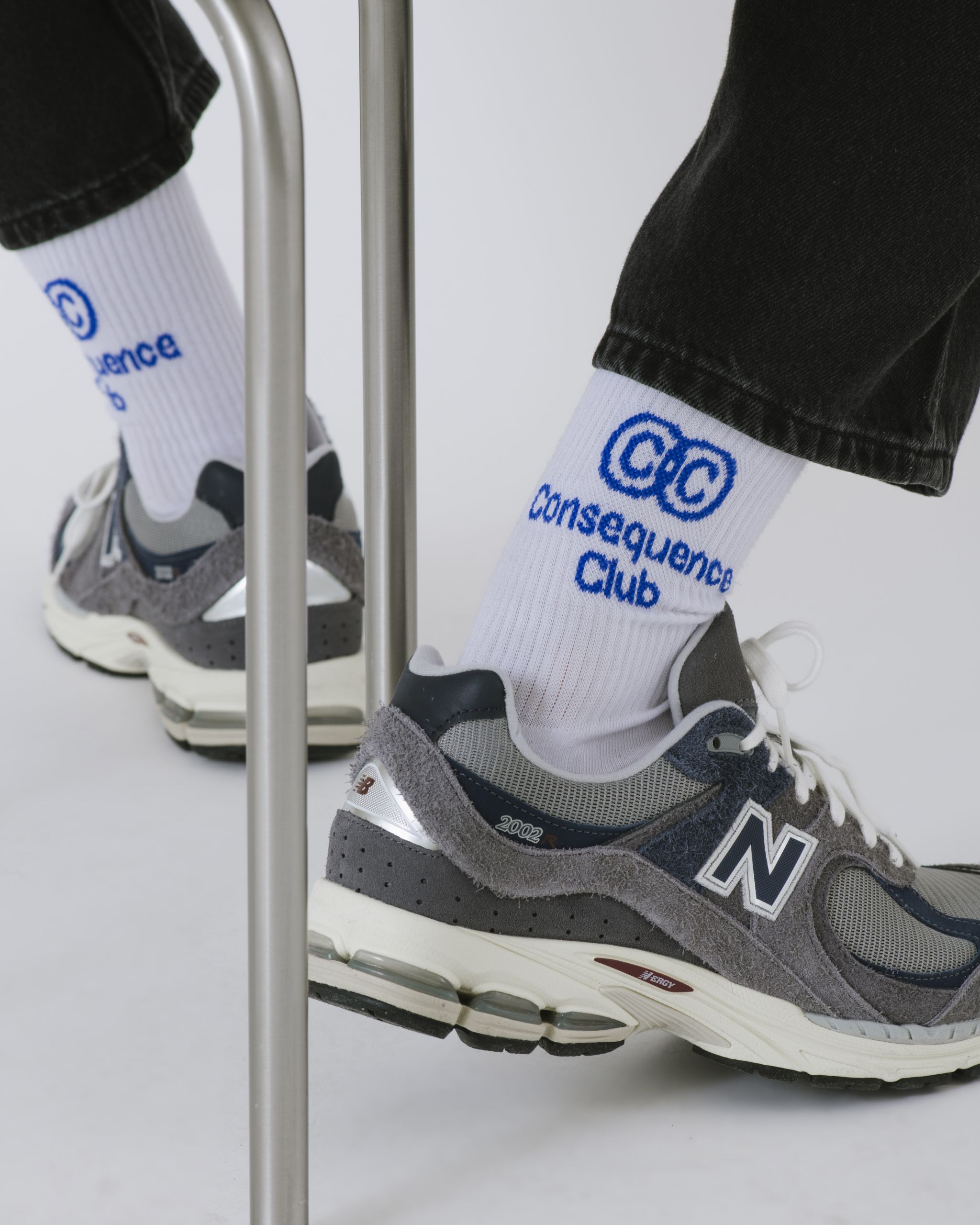 CC Socks White (True Blue)
