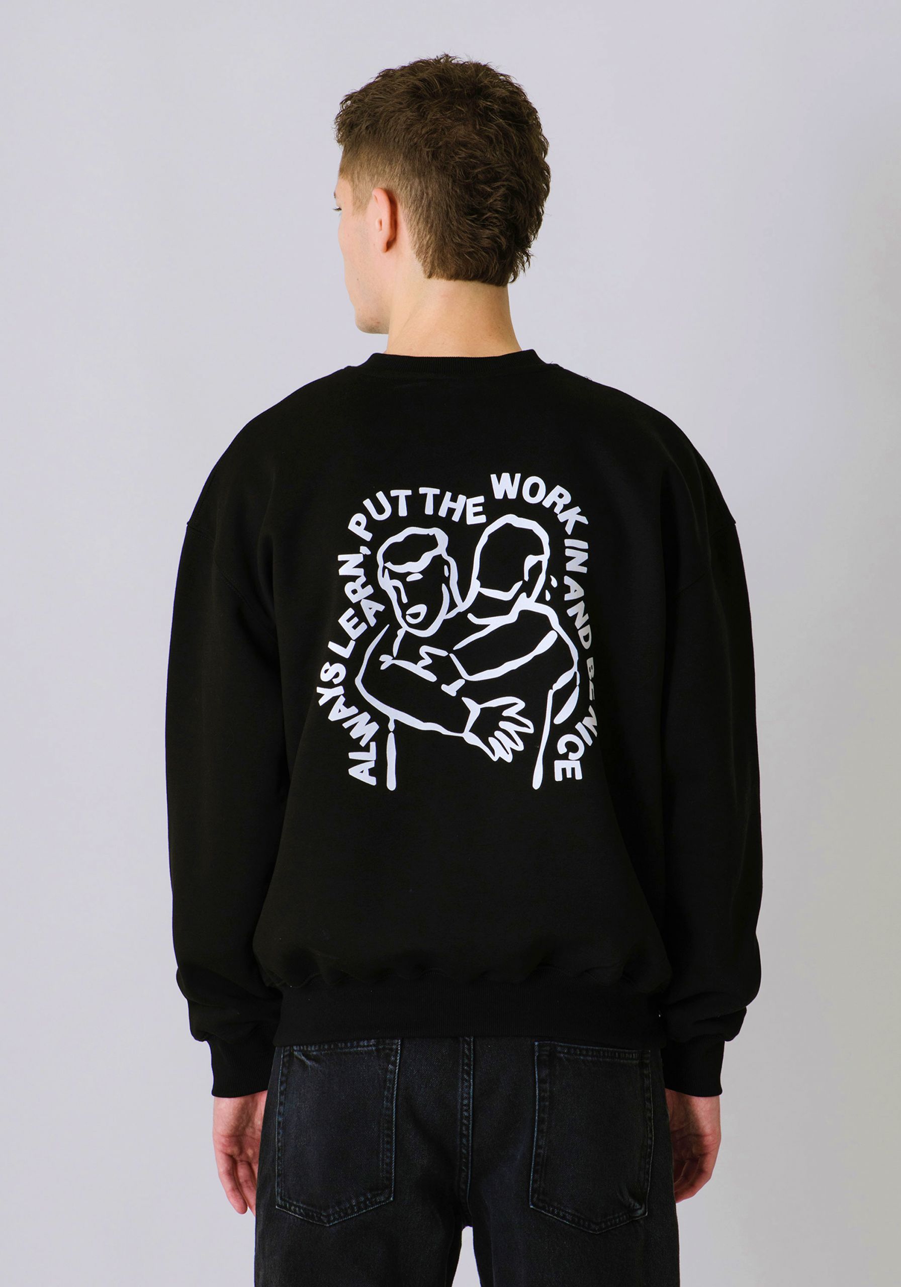 Be Nice Sweatshirt Black