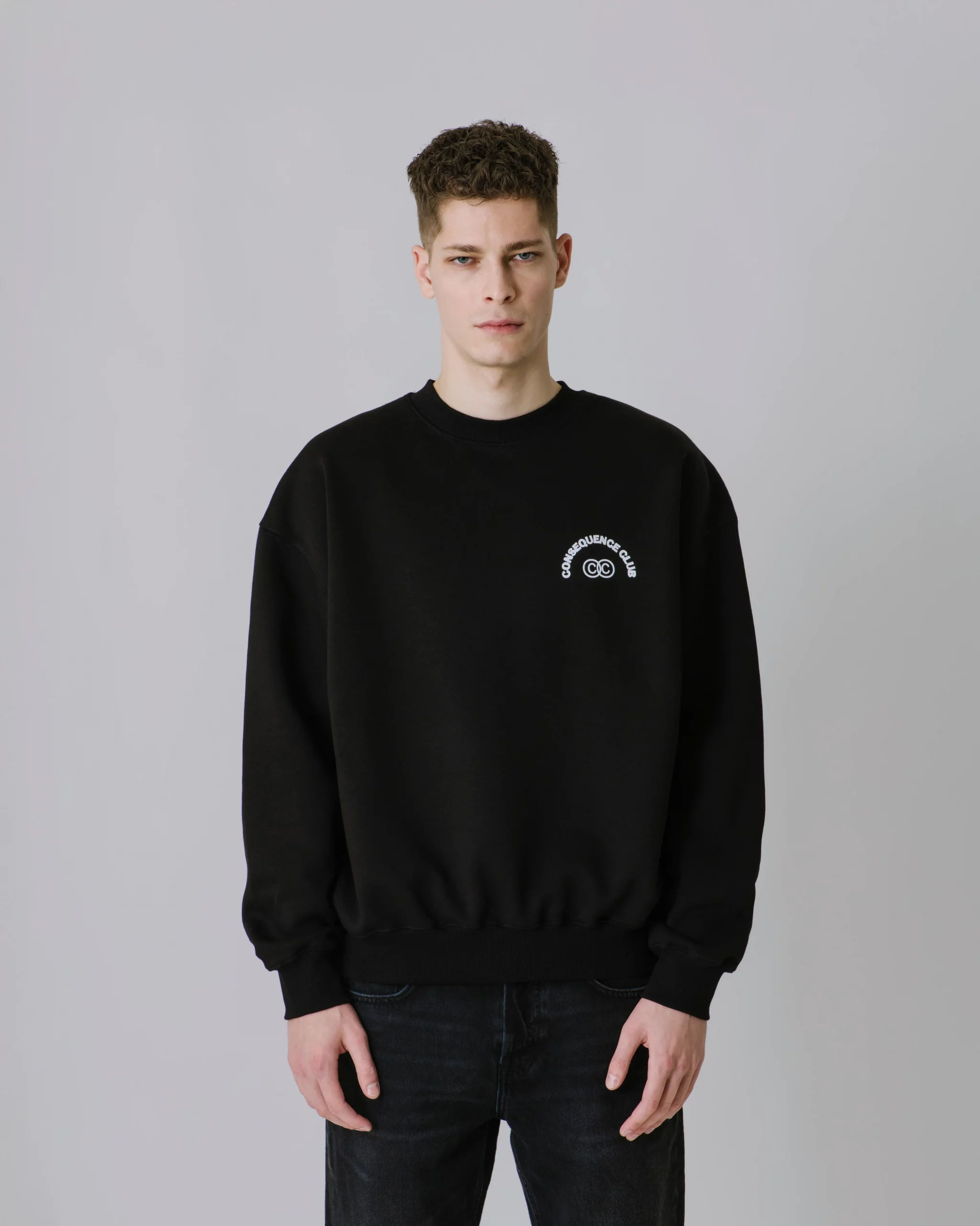 Sweatshirt: CC Kind to yourself (KTY) black & white