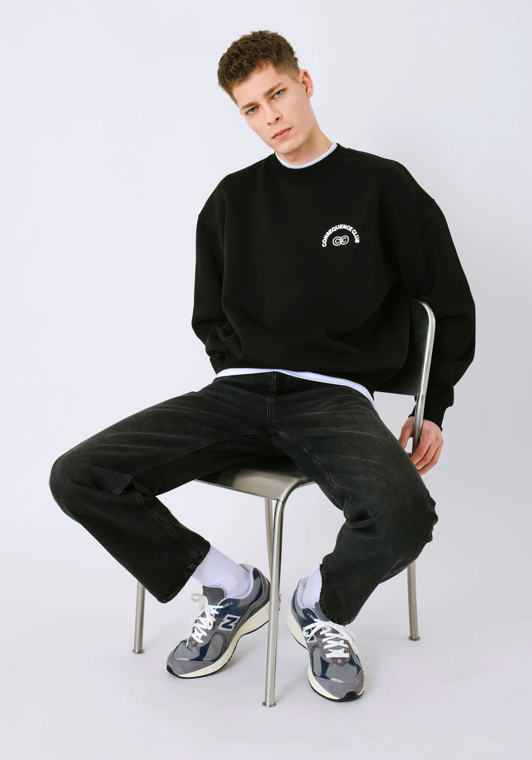 Be Nice Sweatshirt Black