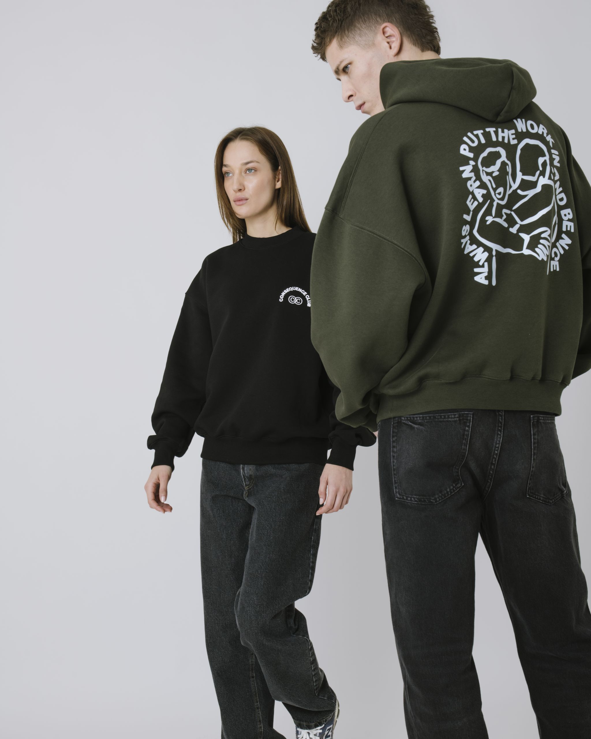 Be Nice Sweater Black