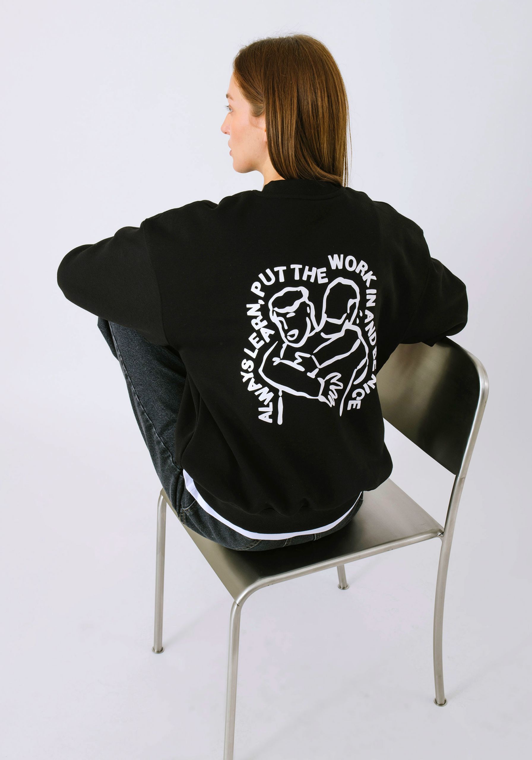 Be Nice Sweatshirt Black