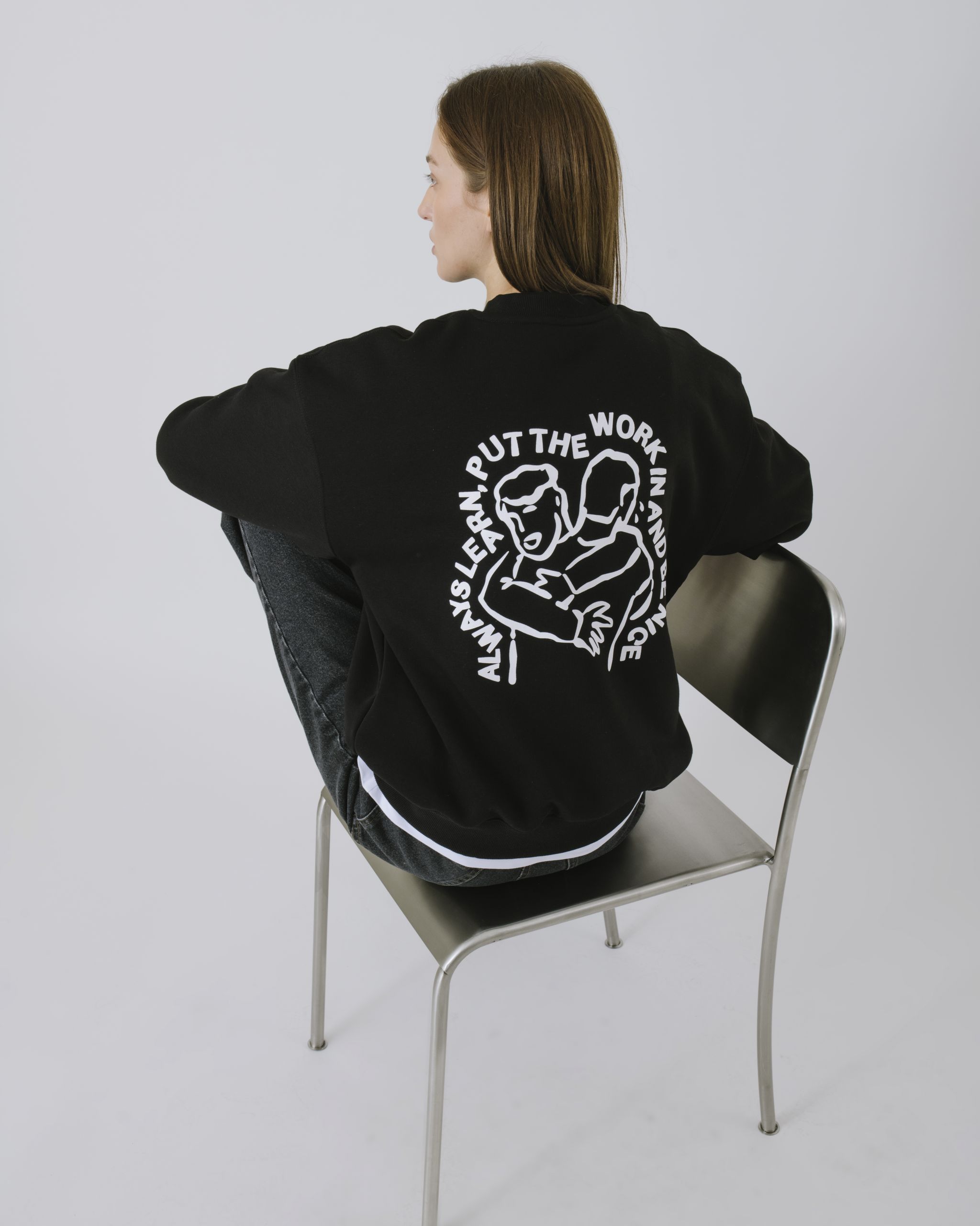 Be Nice Sweater Black