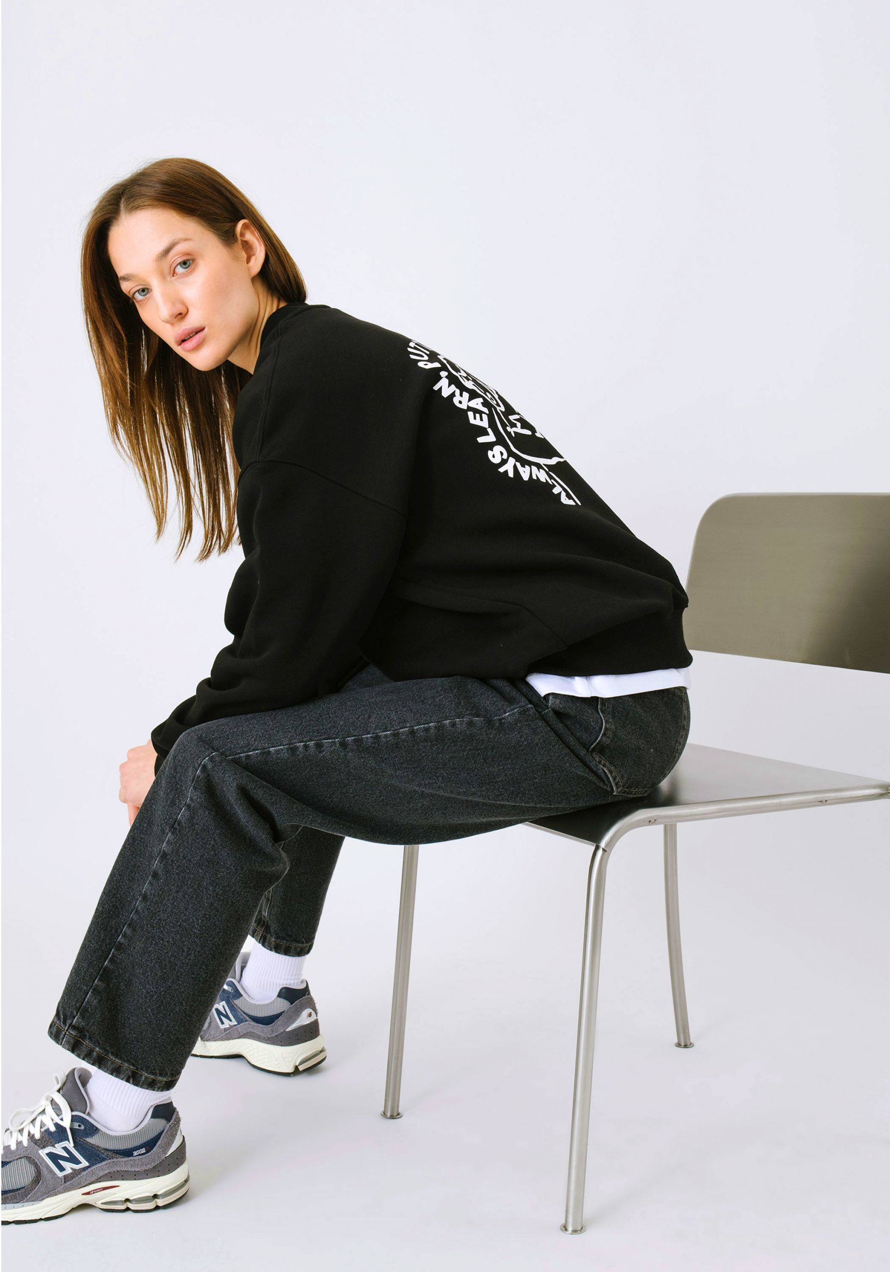 Be Nice Sweatshirt Black