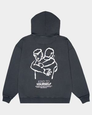 KTY Oversized Hoodie Dark Smoke