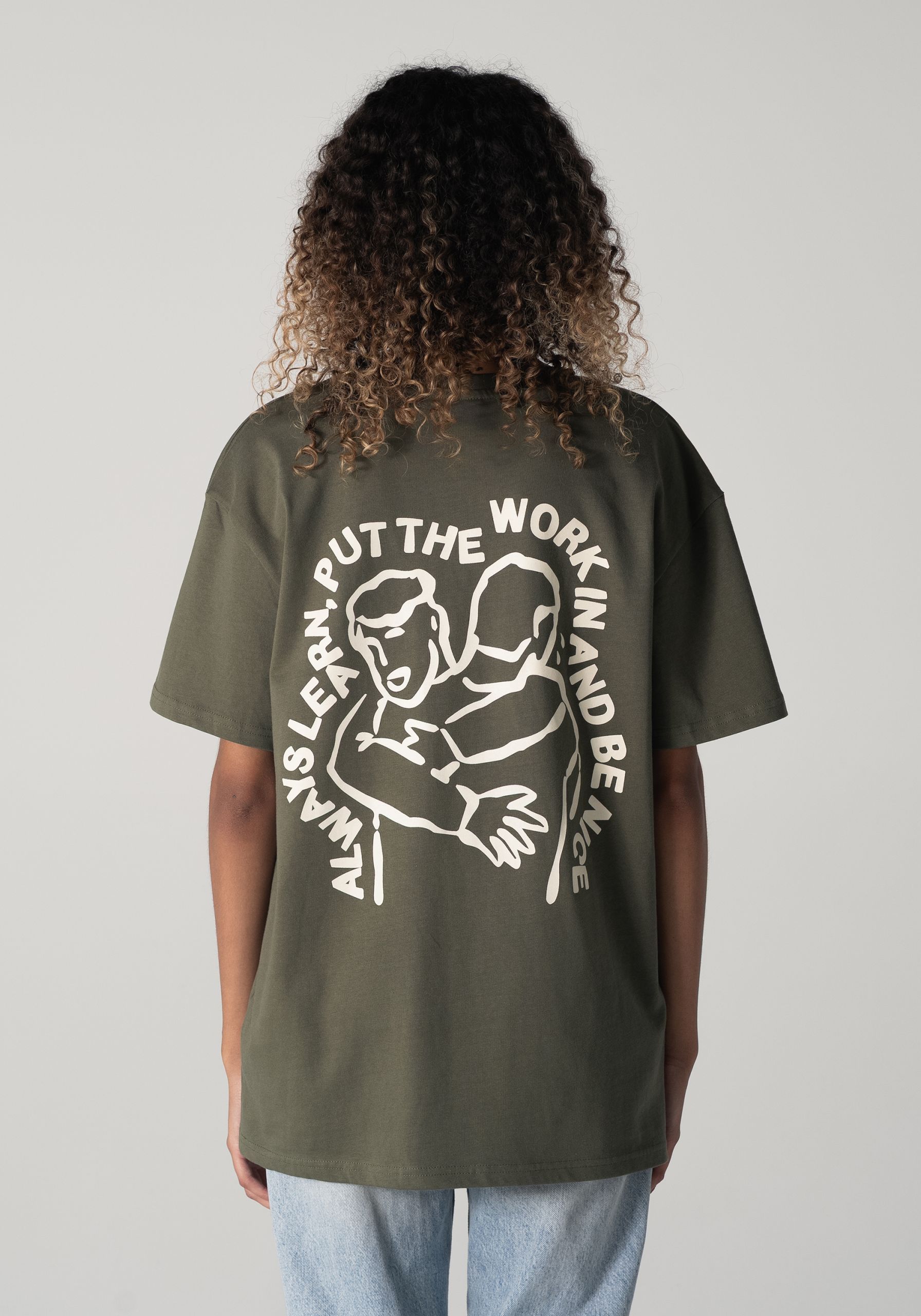 Be Nice T-shirt Utility Green
