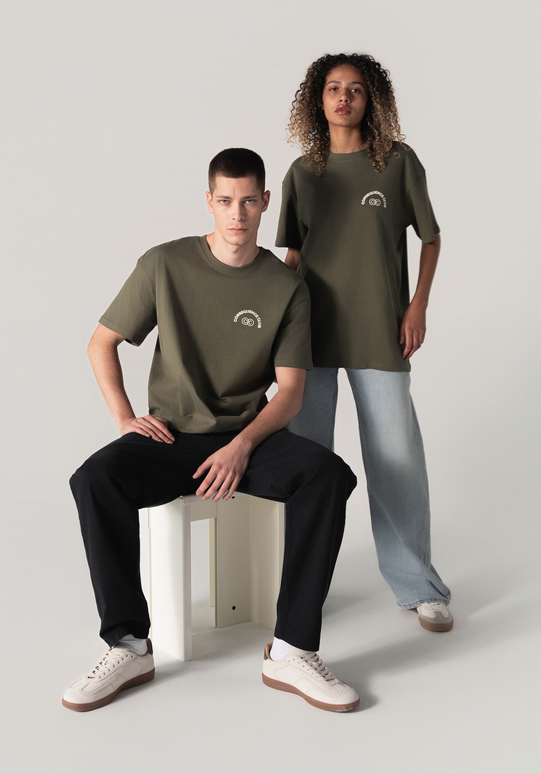Be Nice T-shirt Utility Green