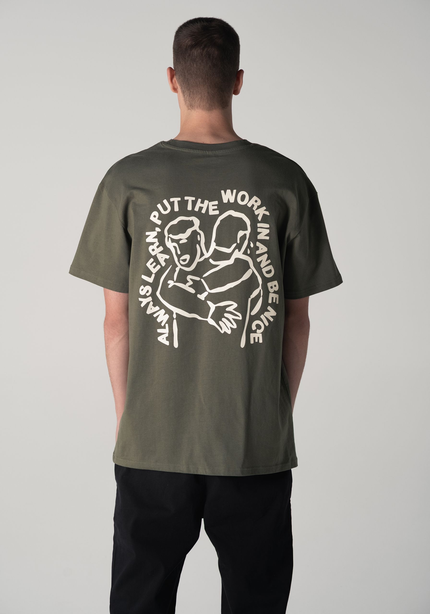Be Nice T-shirt Utility Green