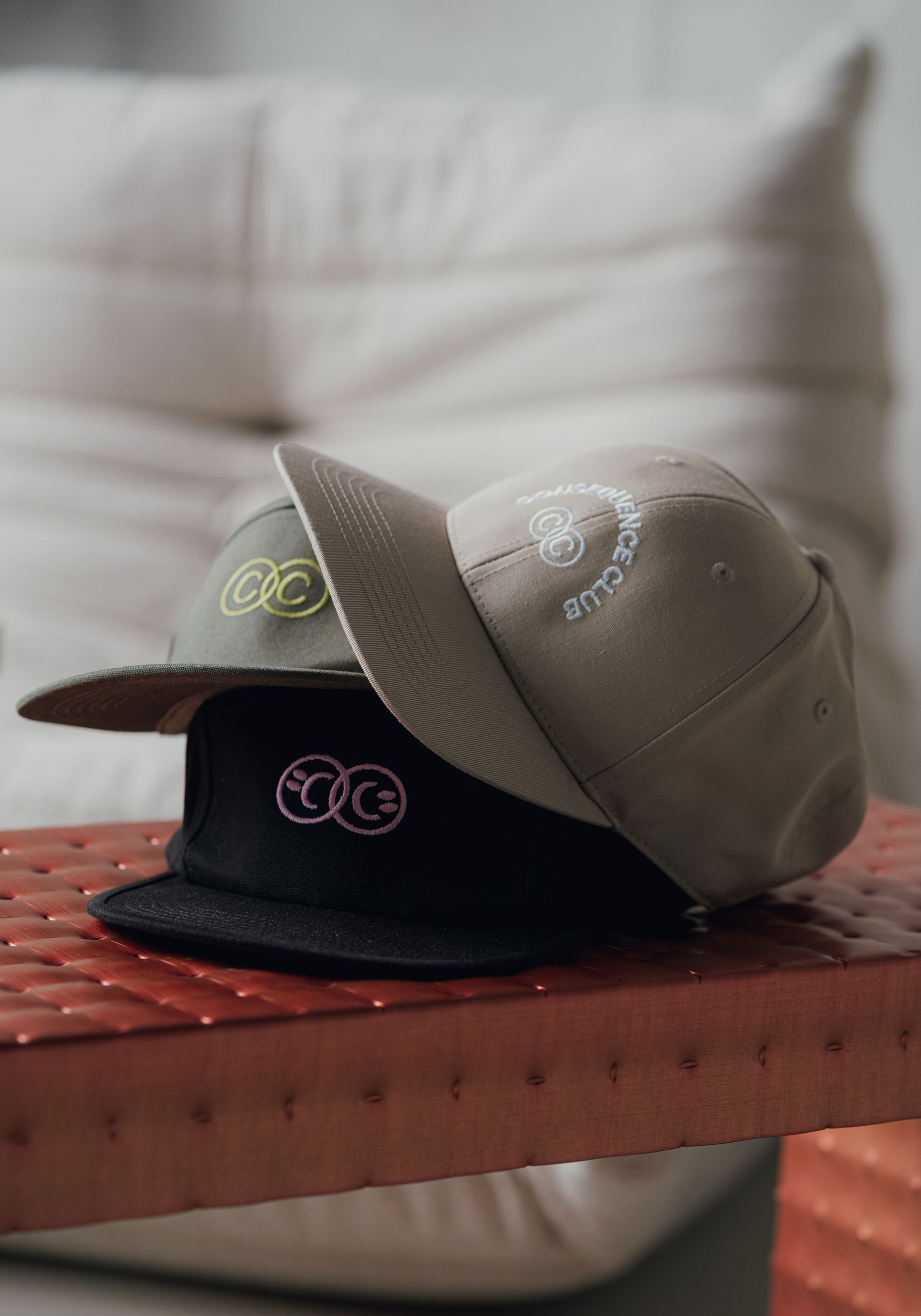 CC Happy & Sad Black Cap