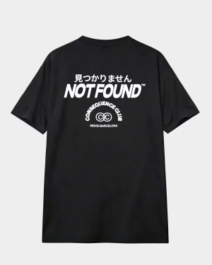 Not Found™ x CC T-shirt Black