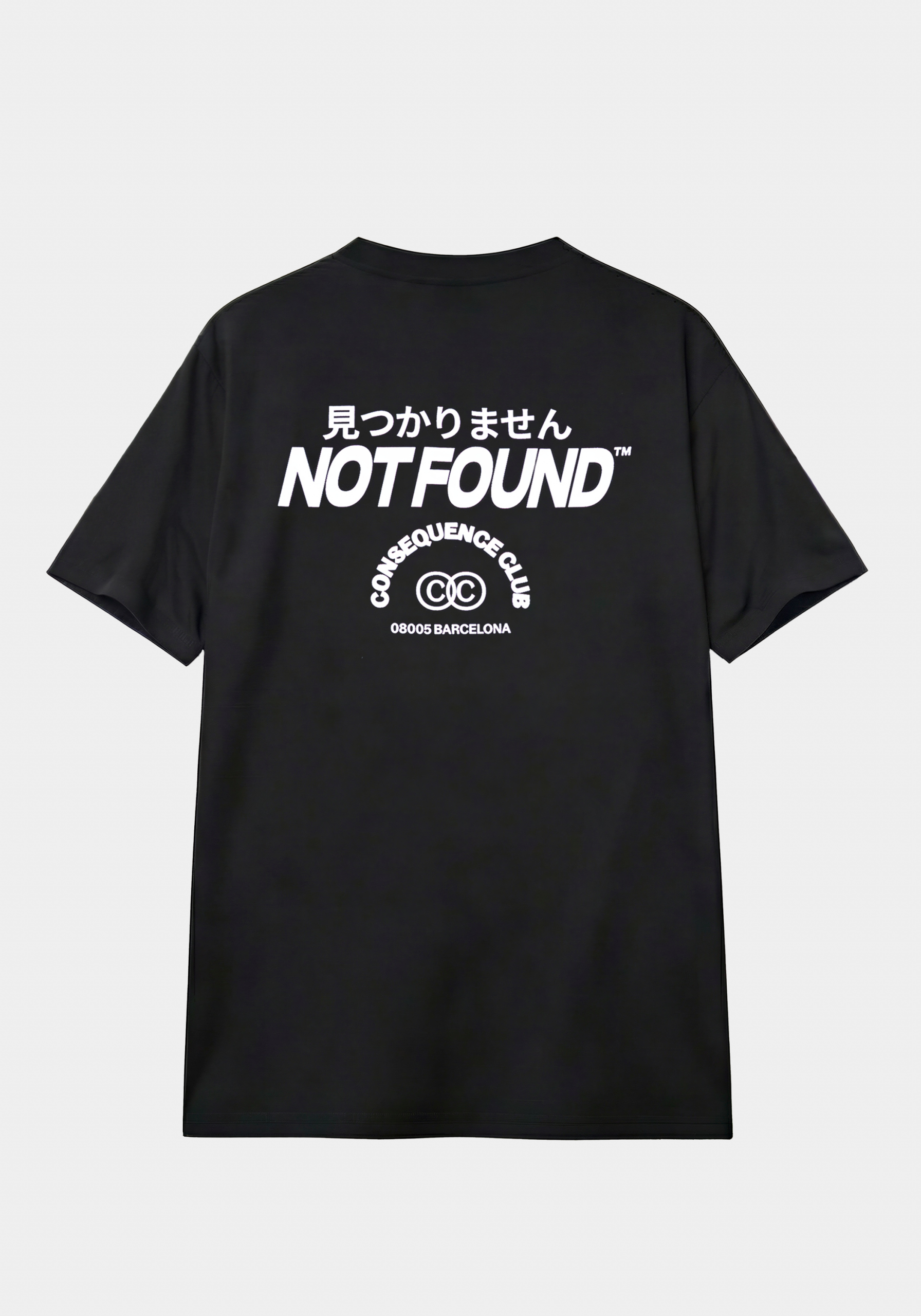Not Found™ x CC T-shirt Black