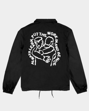 Be Nice Coach Jacket Black