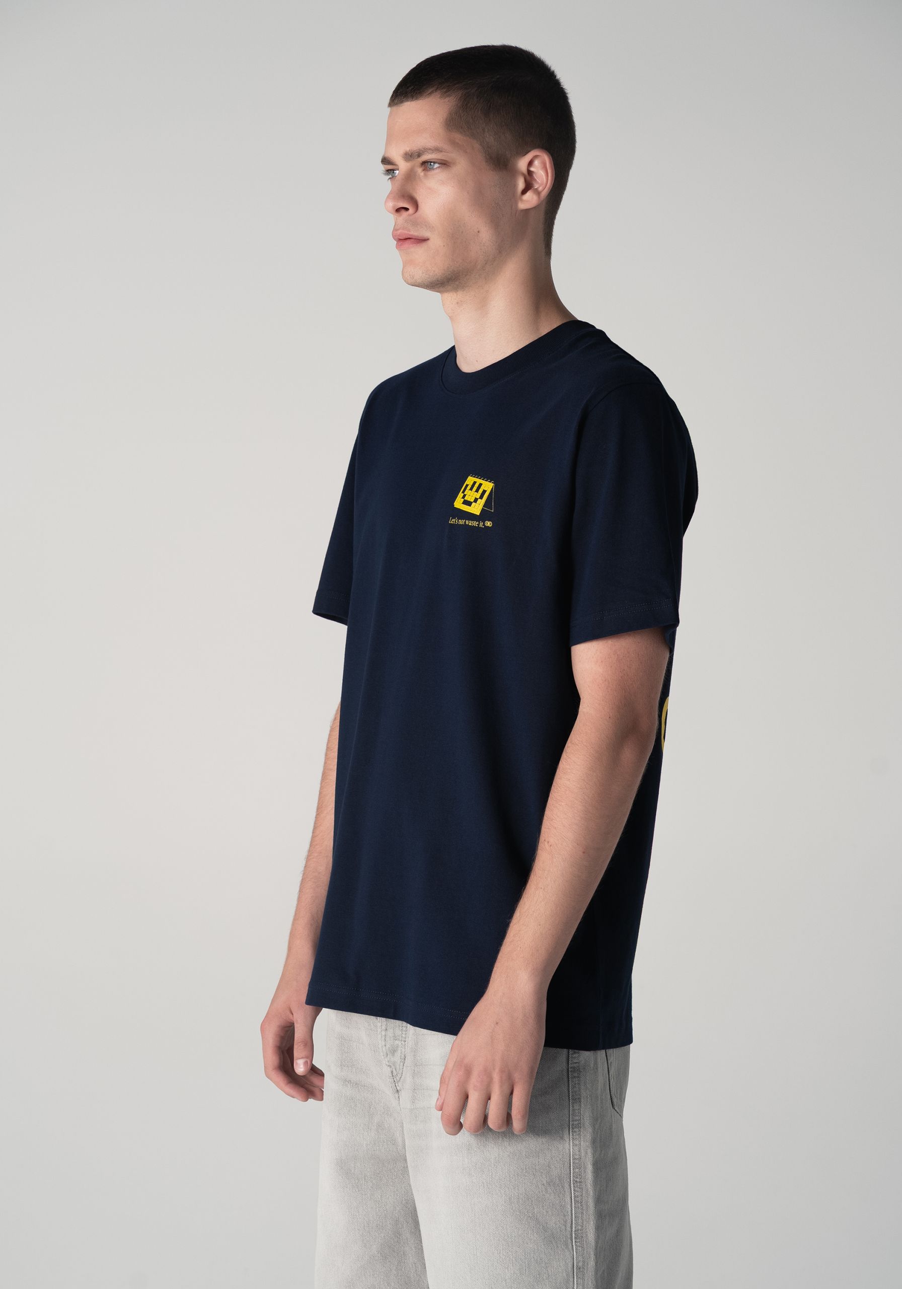 Comfort Calendar T-shirt Blue Tide