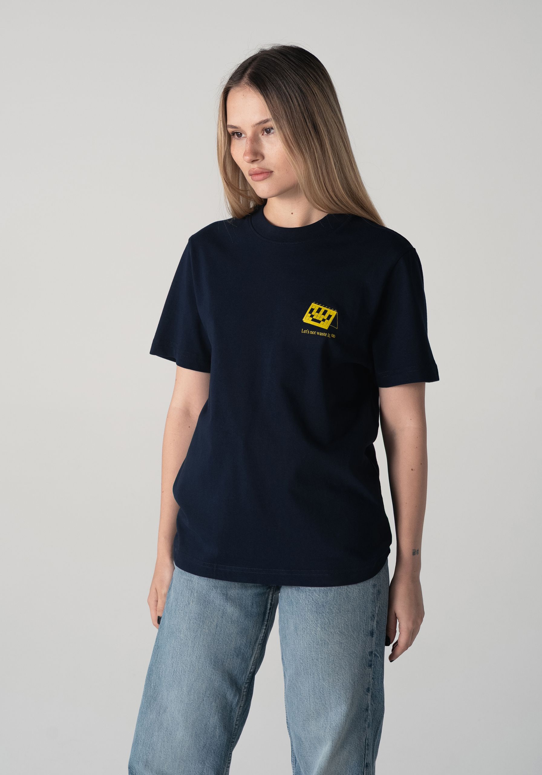 Comfort Calendar T-shirt Blue Tide