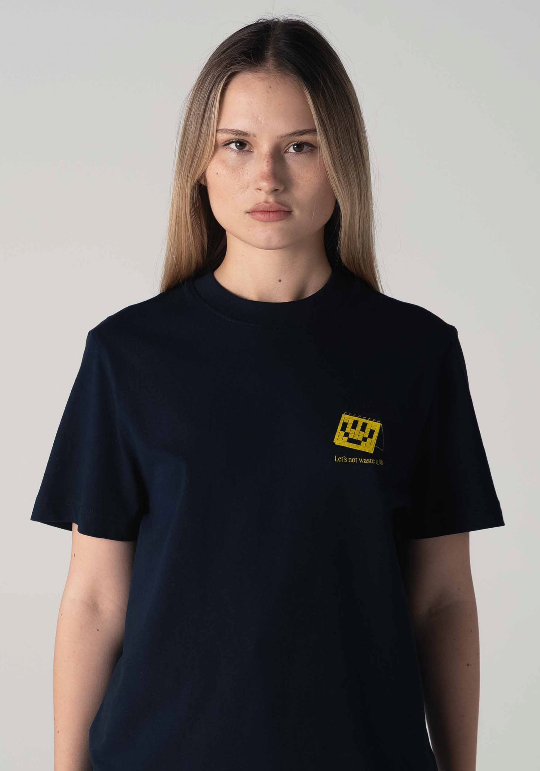 Comfort Calendar T-shirt Blue Tide