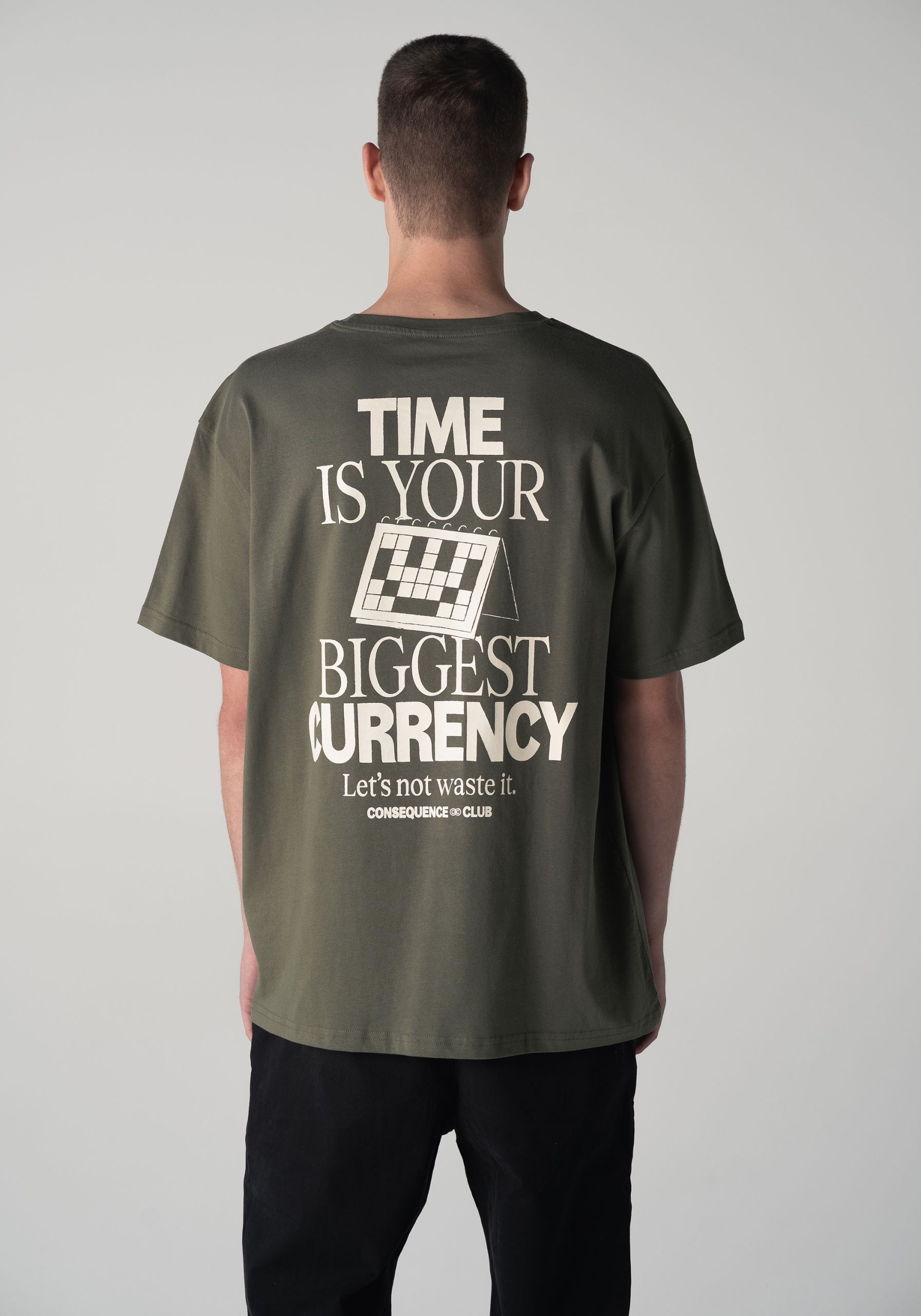 Comfort Calendar T-shirt Utility Green