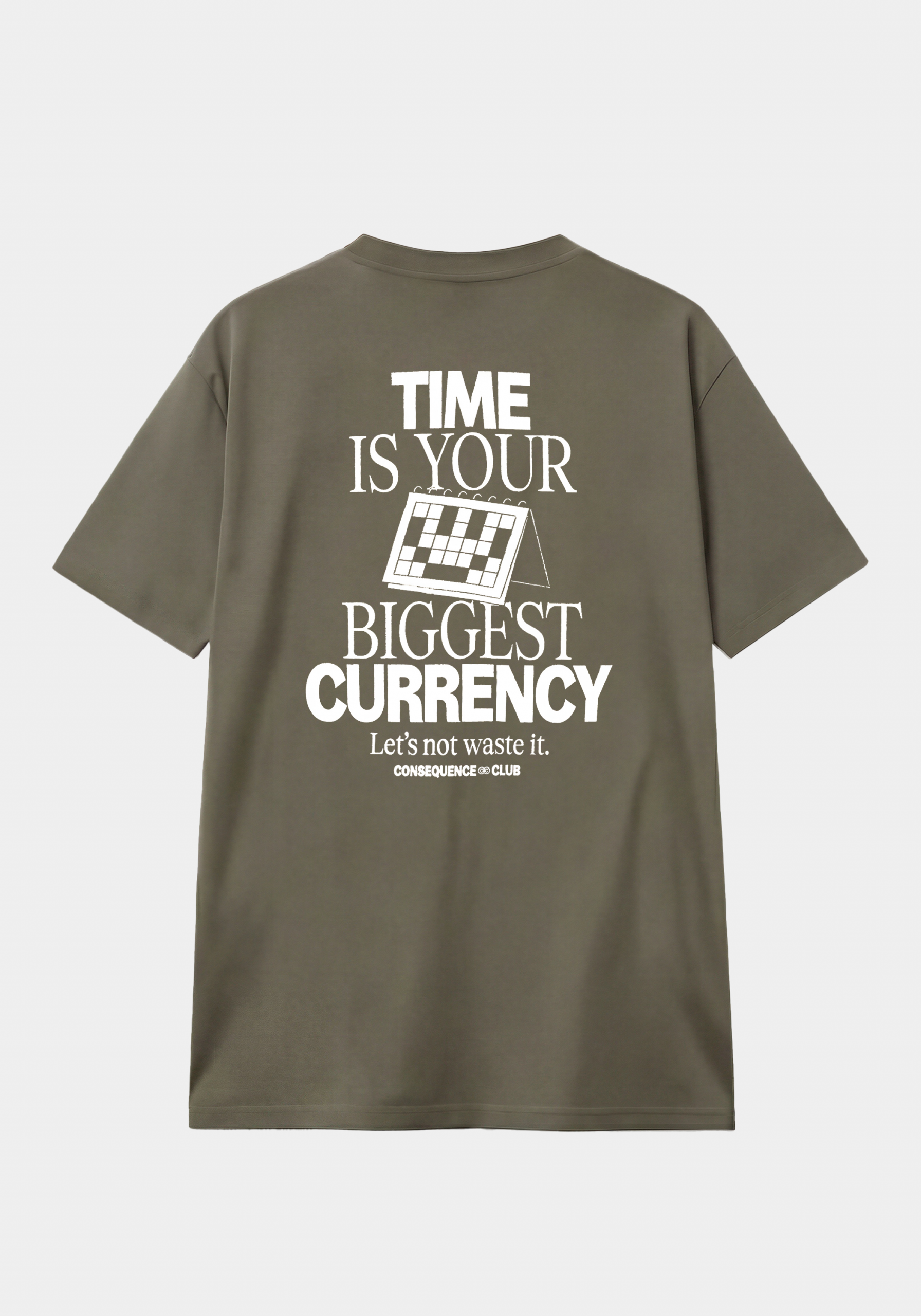 Comfort Calendar T-shirt Utility Green