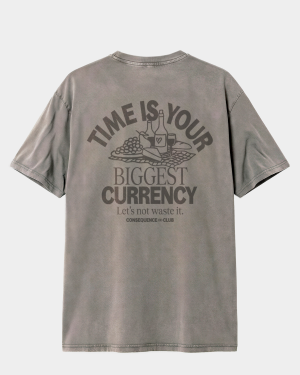 Picnic Time T-shirt Stone Gray Oversized