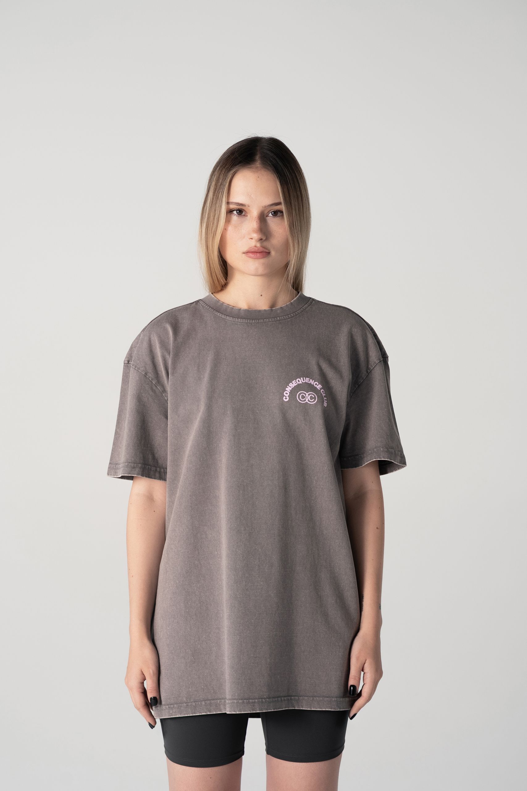 Seesaw T-shirt Stone Gray Oversized