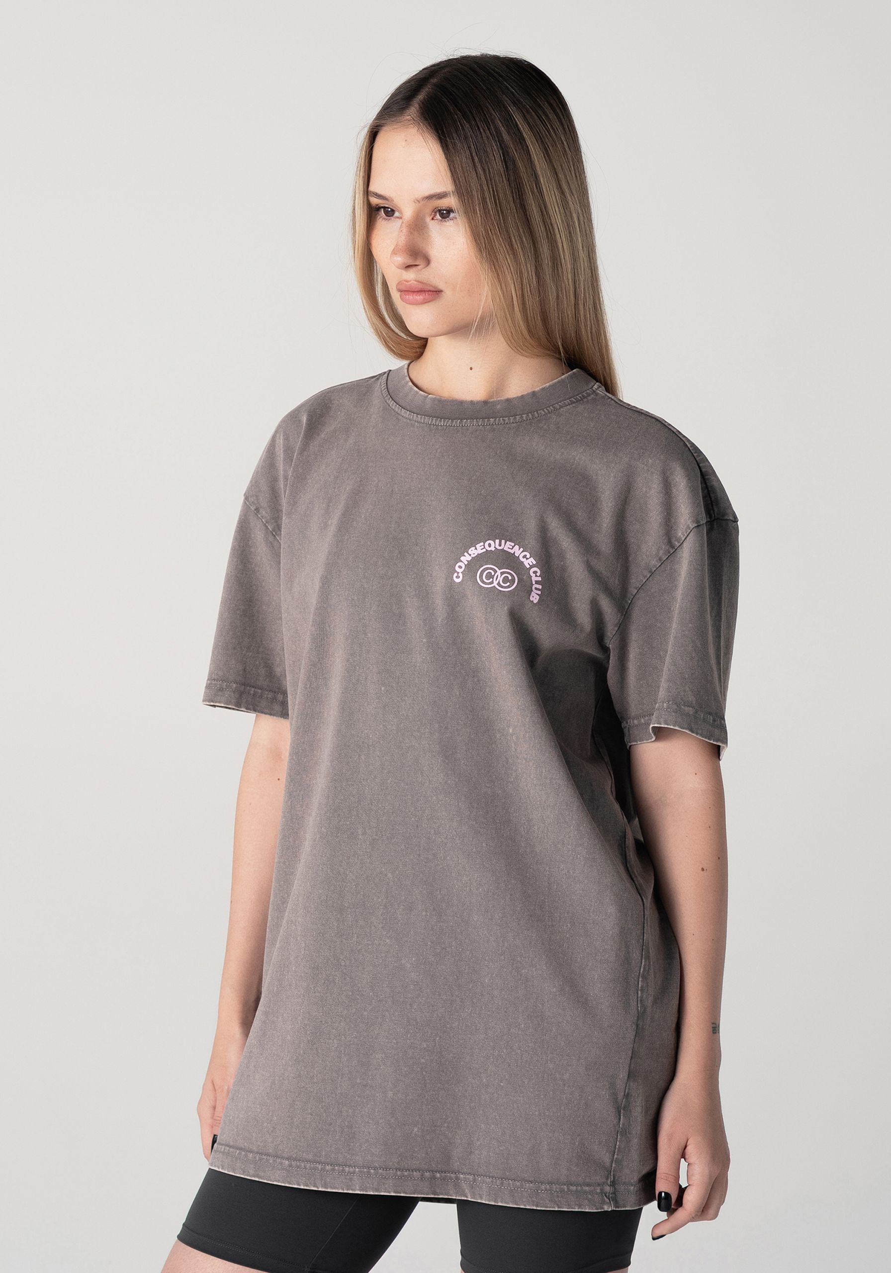 Seesaw T-shirt Stone Gray Oversized