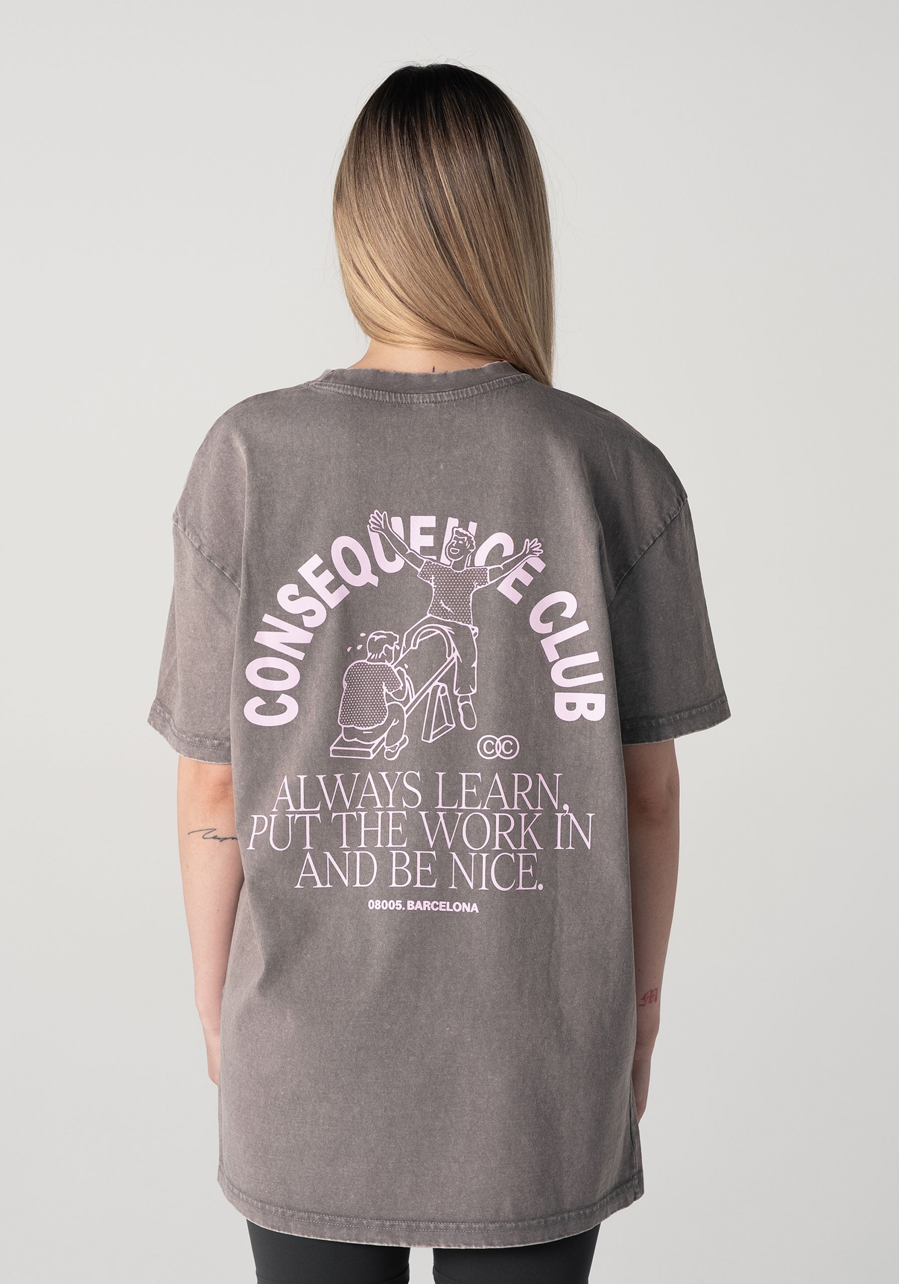 Seesaw T-shirt Stone Gray Oversized