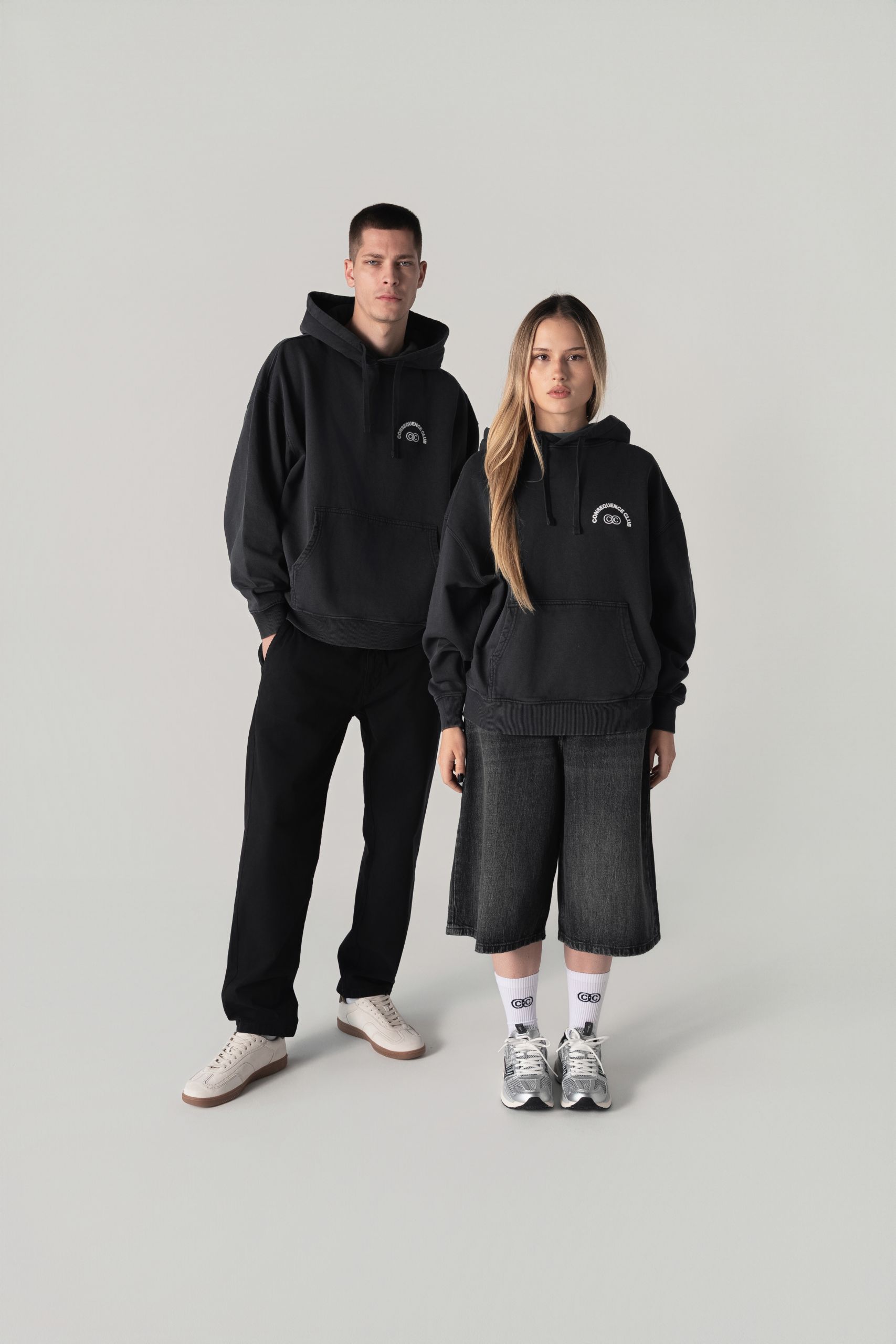 KTY Oversized Hoodie Dark Smoke