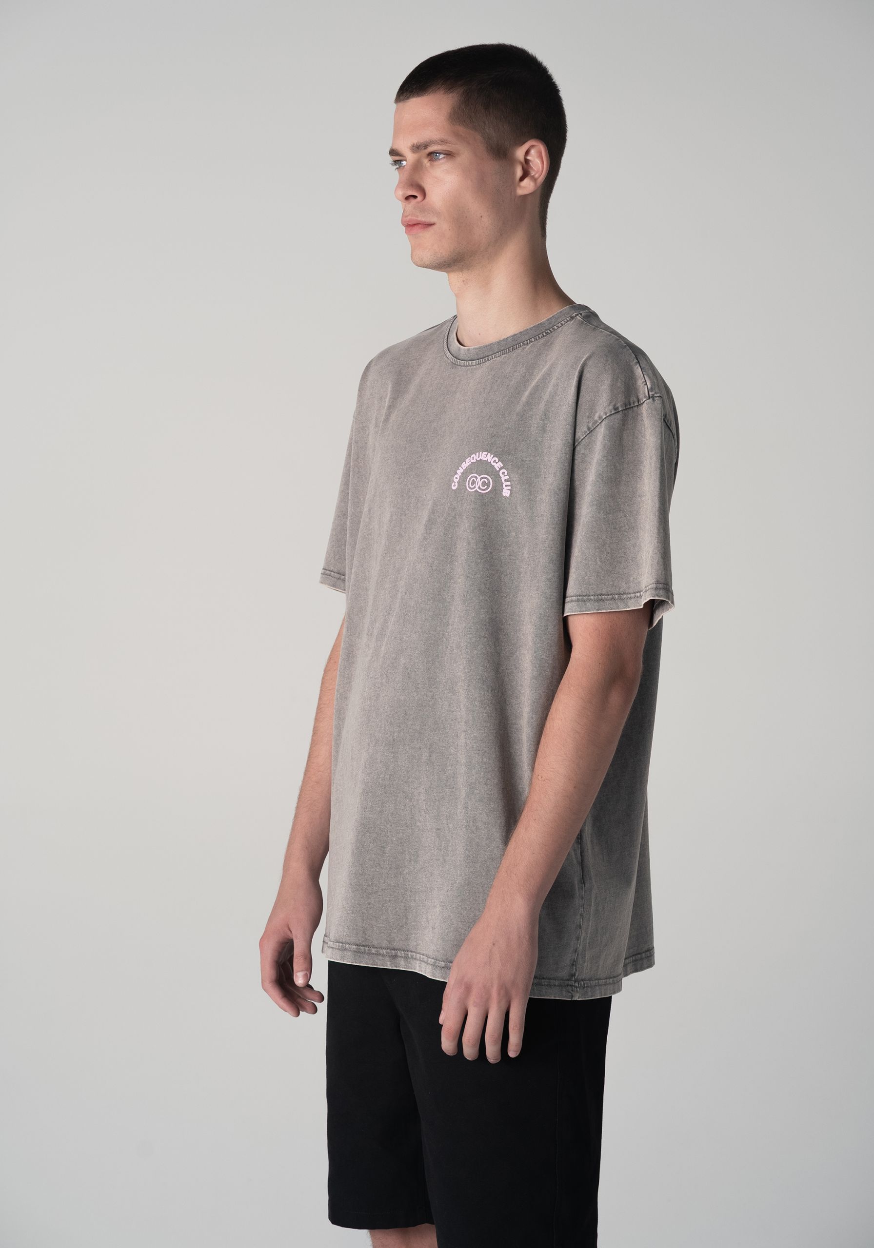 Seesaw T-shirt Stone Gray Oversized
