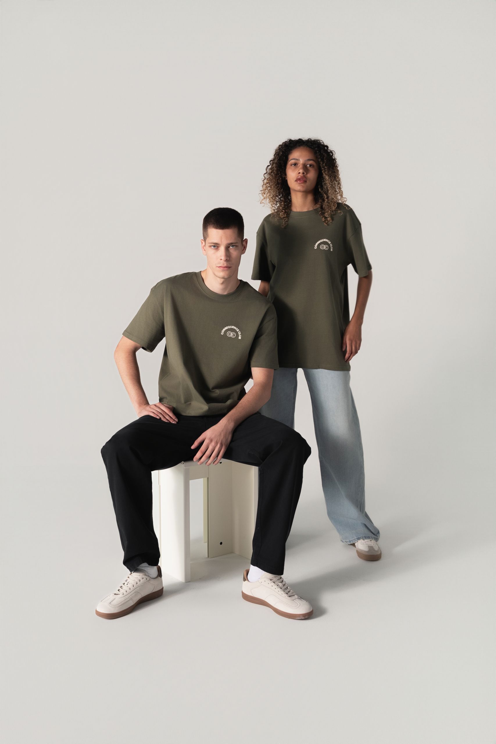 Be Nice T-shirt Utility Green