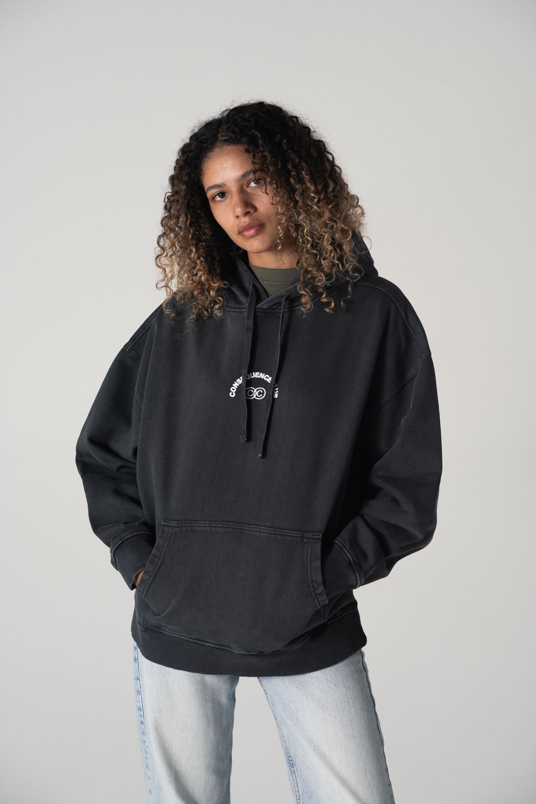 Oversized Hoodie on woman