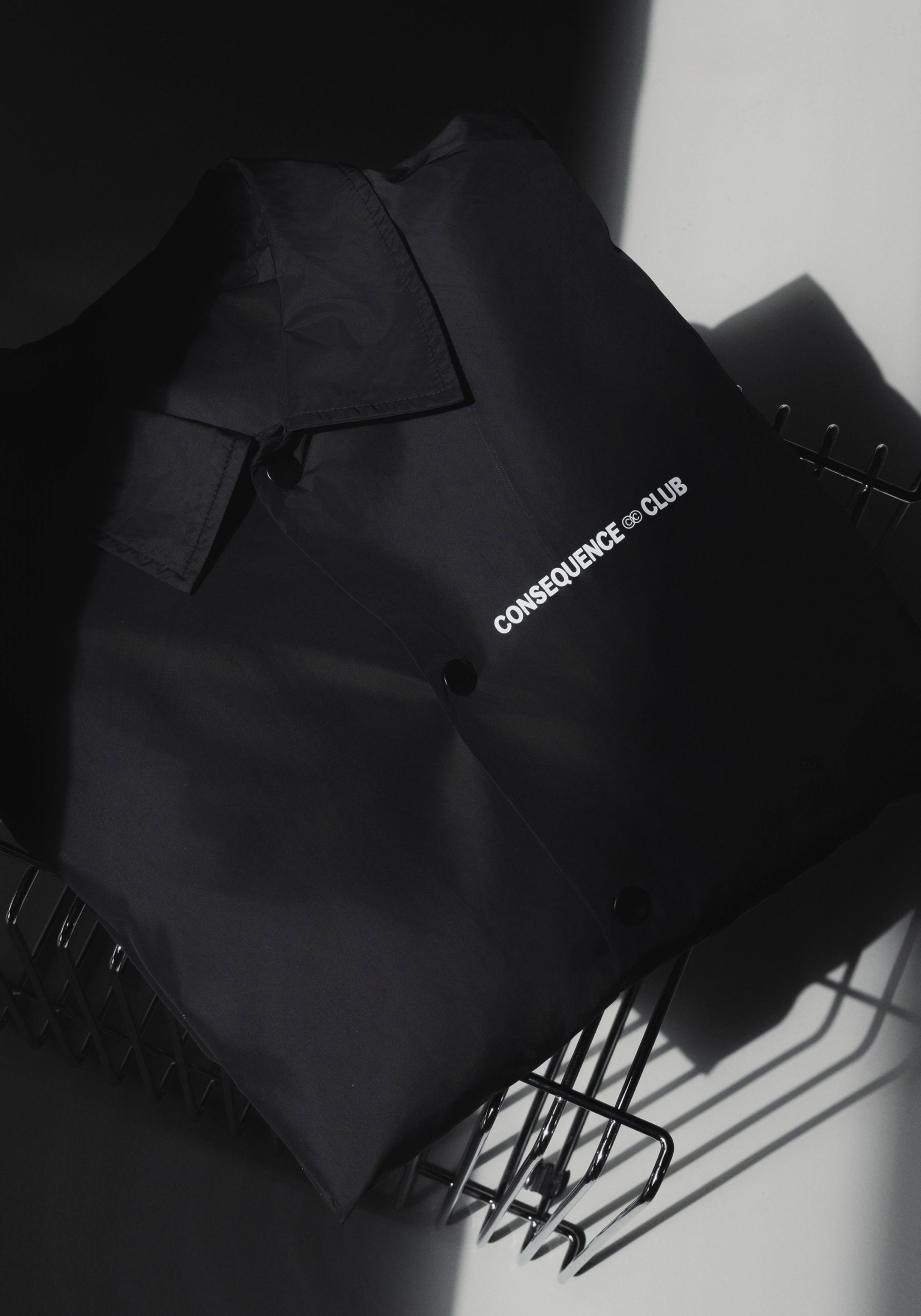 Be Nice Coach Jacket Black