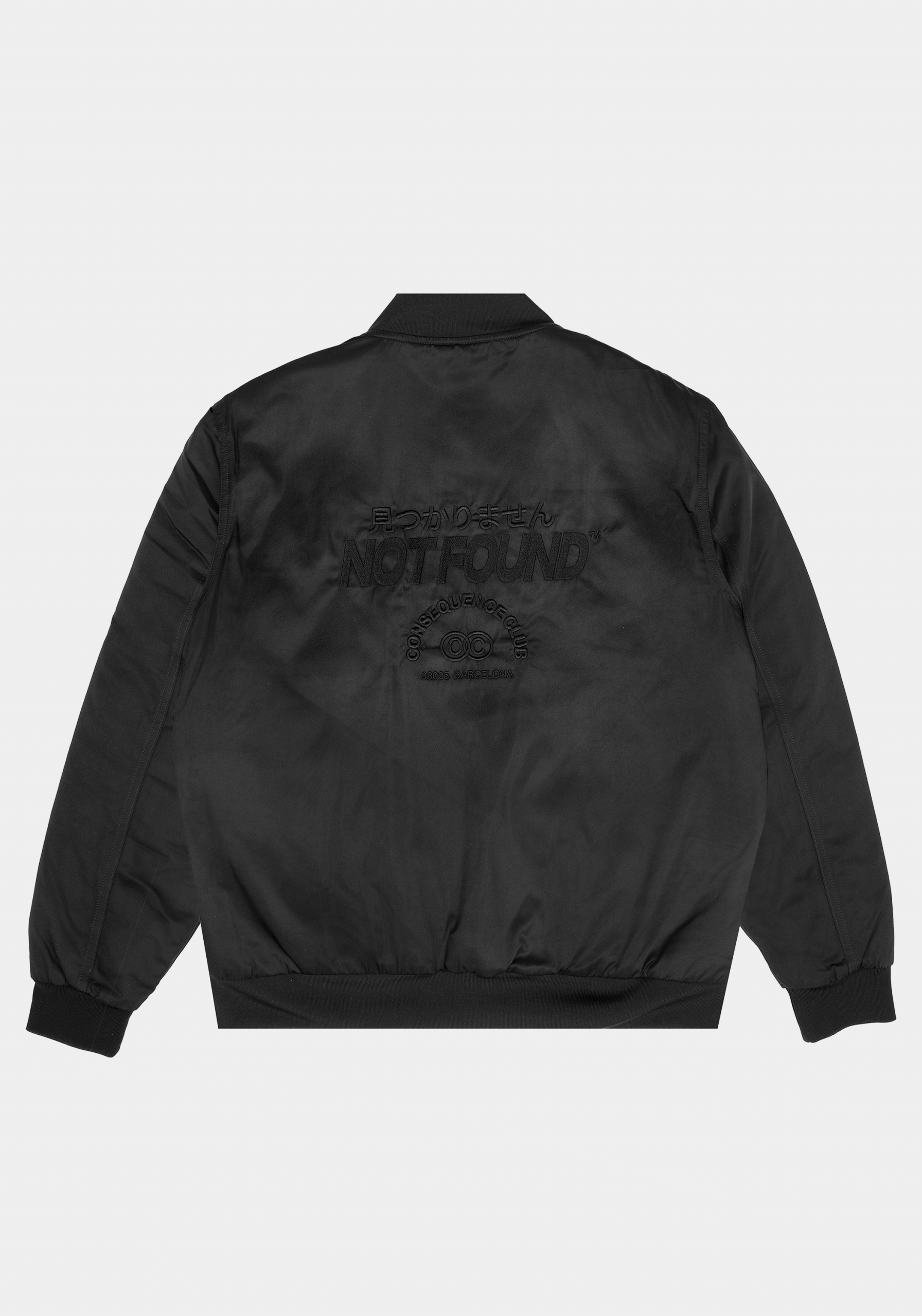 Not Found™ x CC Bomber Jacket Black-On-Black