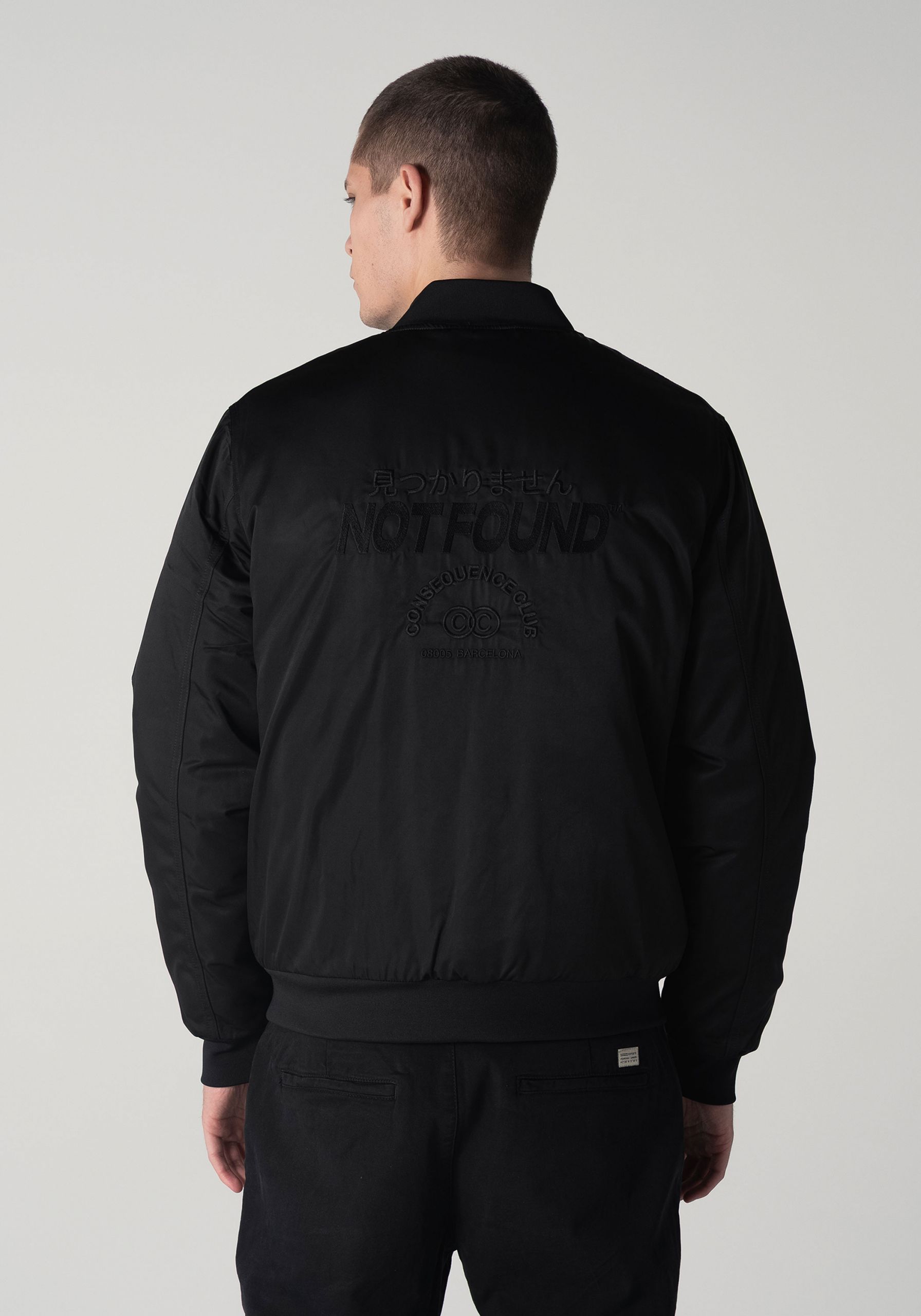 Not Found™ x CC Bomber Jacket Black-On-Black