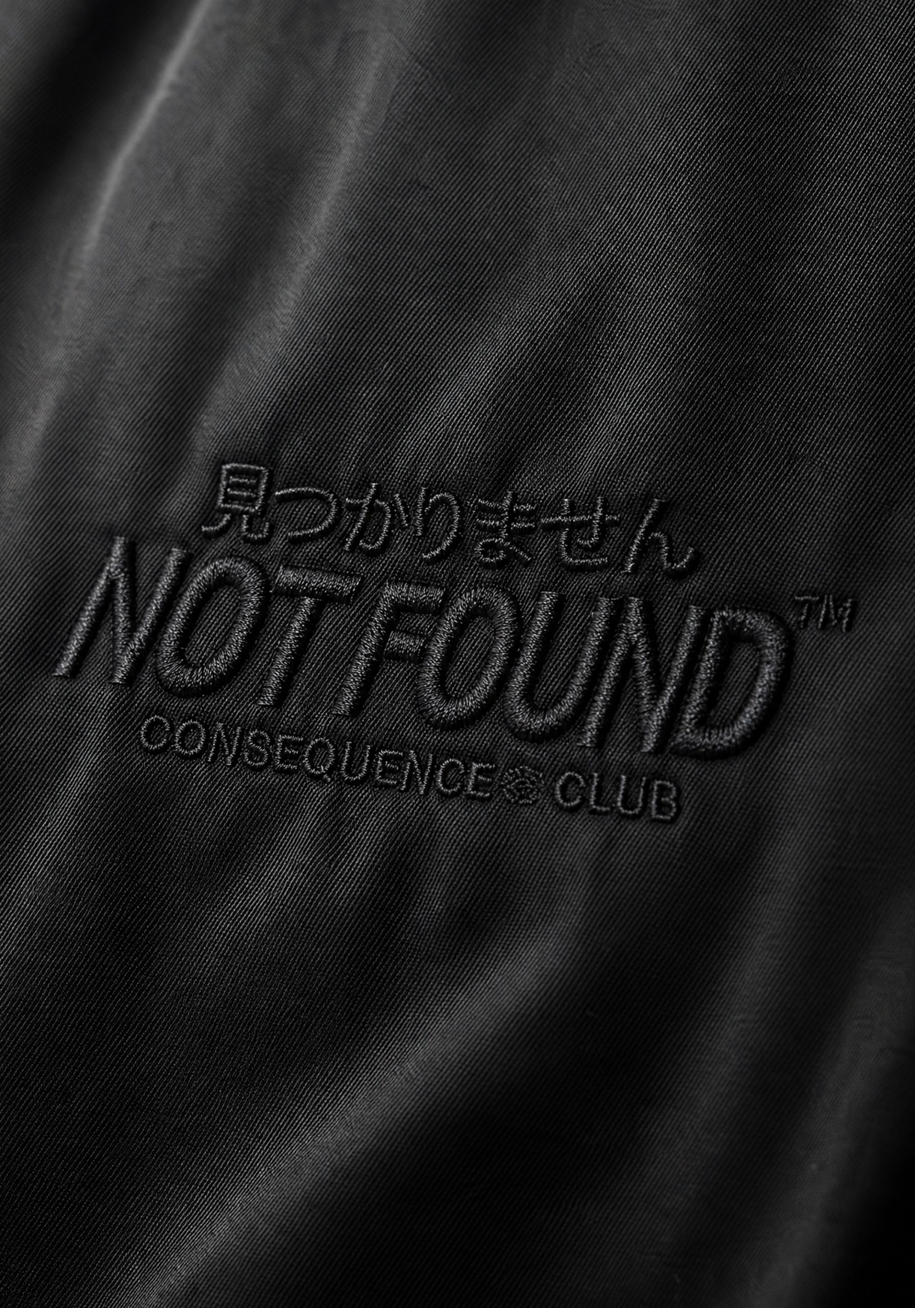 Not Found™ x CC Bomber Jacket Black-On-Black