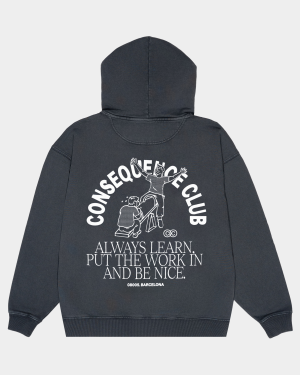 Seesaw Oversized Hoodie Dark Smoke
