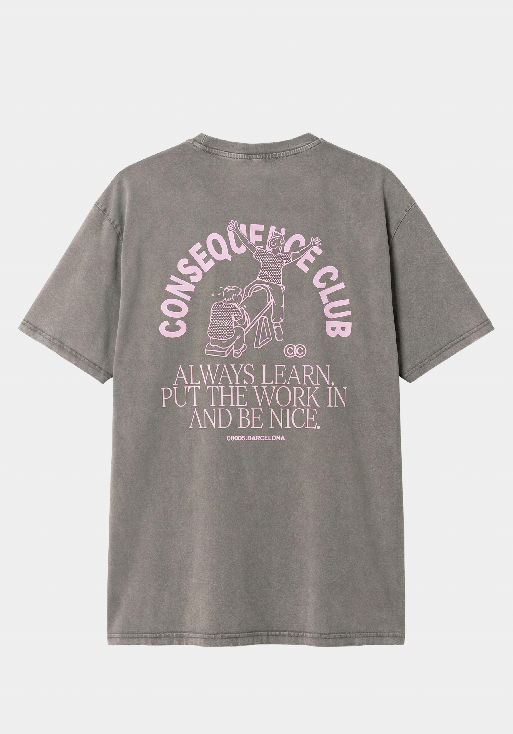Seesaw T-shirt Stone Gray Oversized