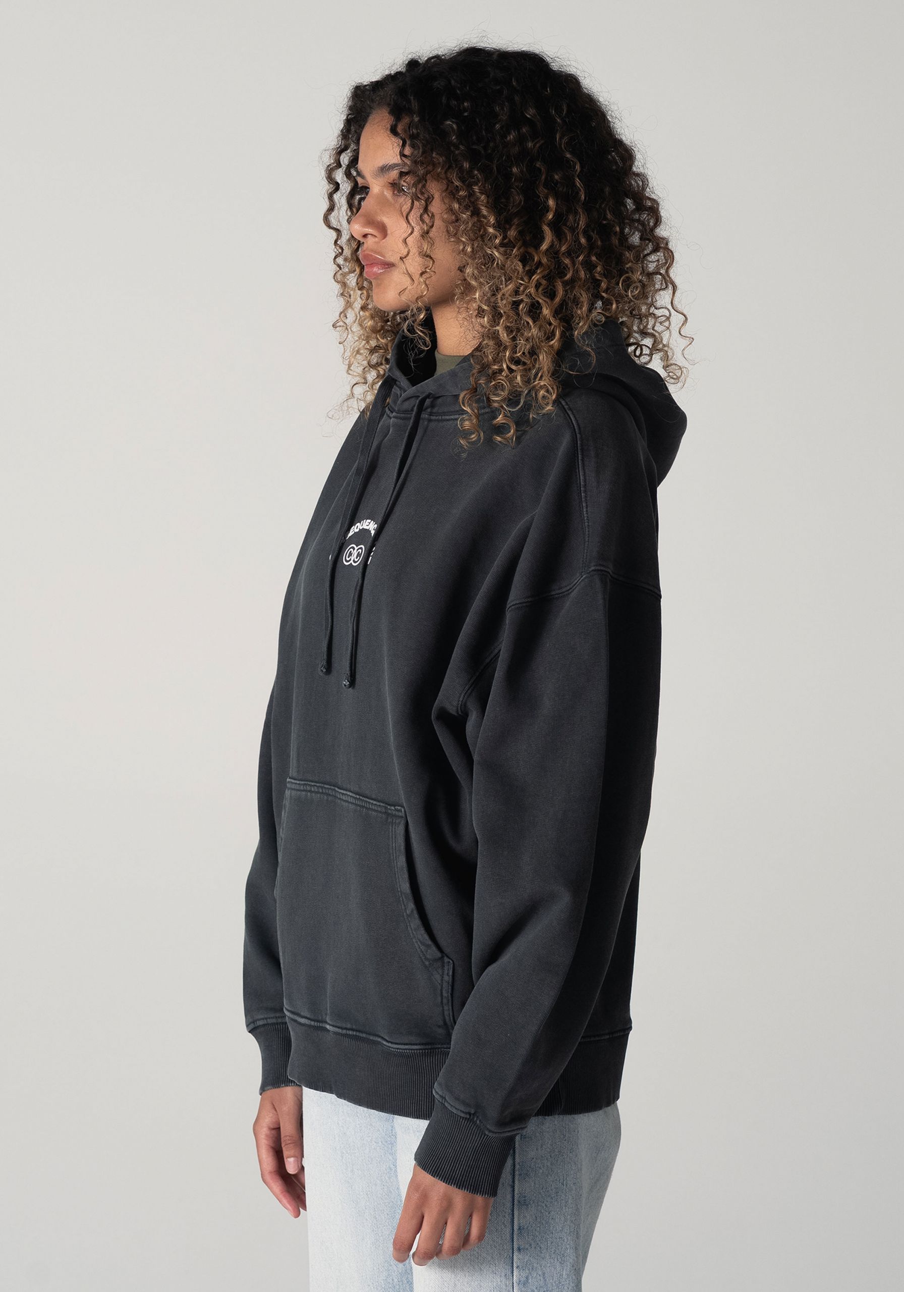 Seesaw Oversized Hoodie Dark Smoke