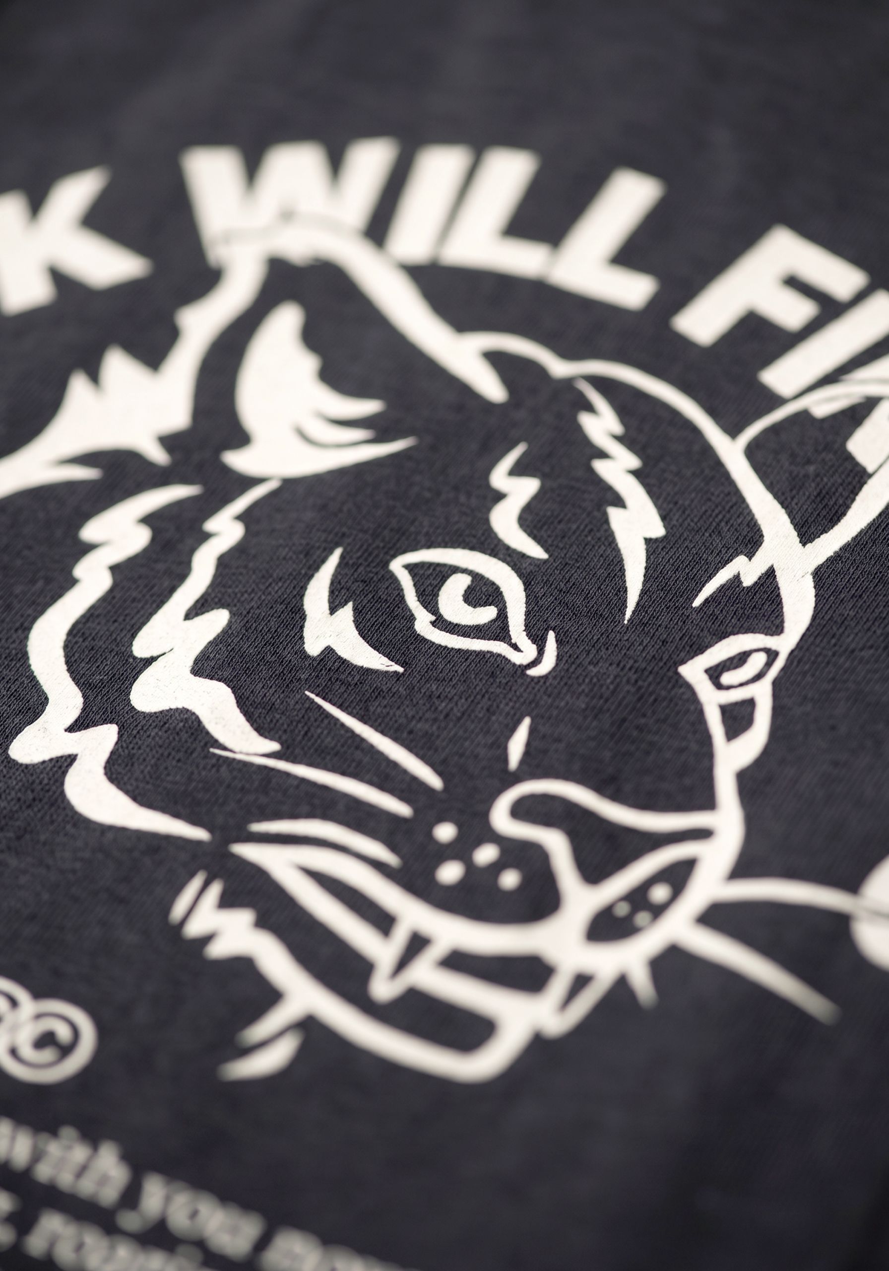 Luck Will Find You T-Shirt Grey