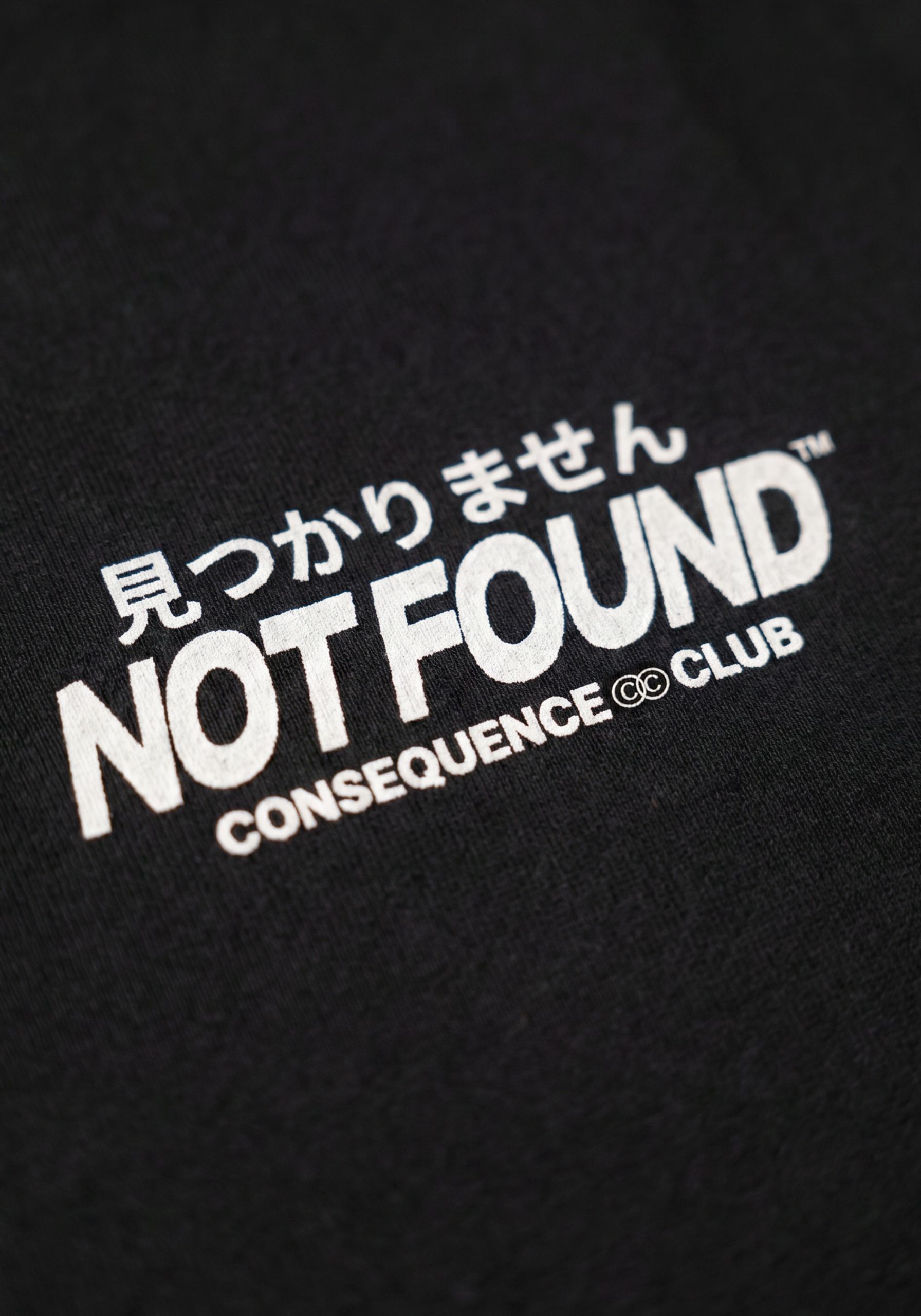 Not Found™ x CC T-shirt Black