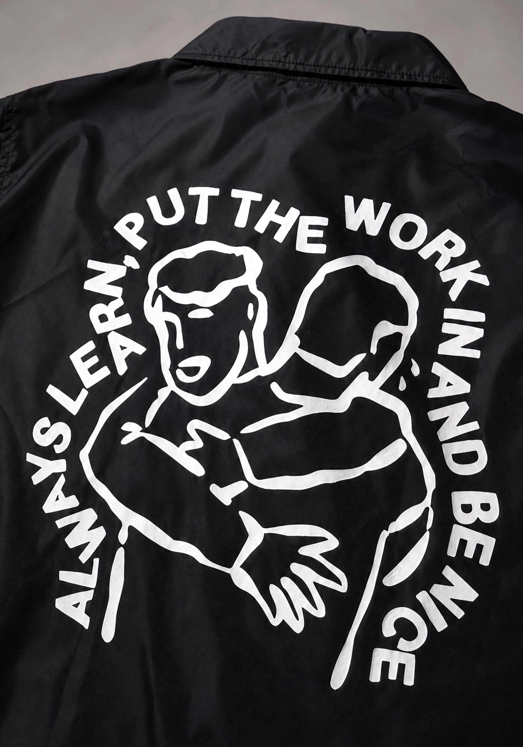 Be Nice Coach Jacket Black