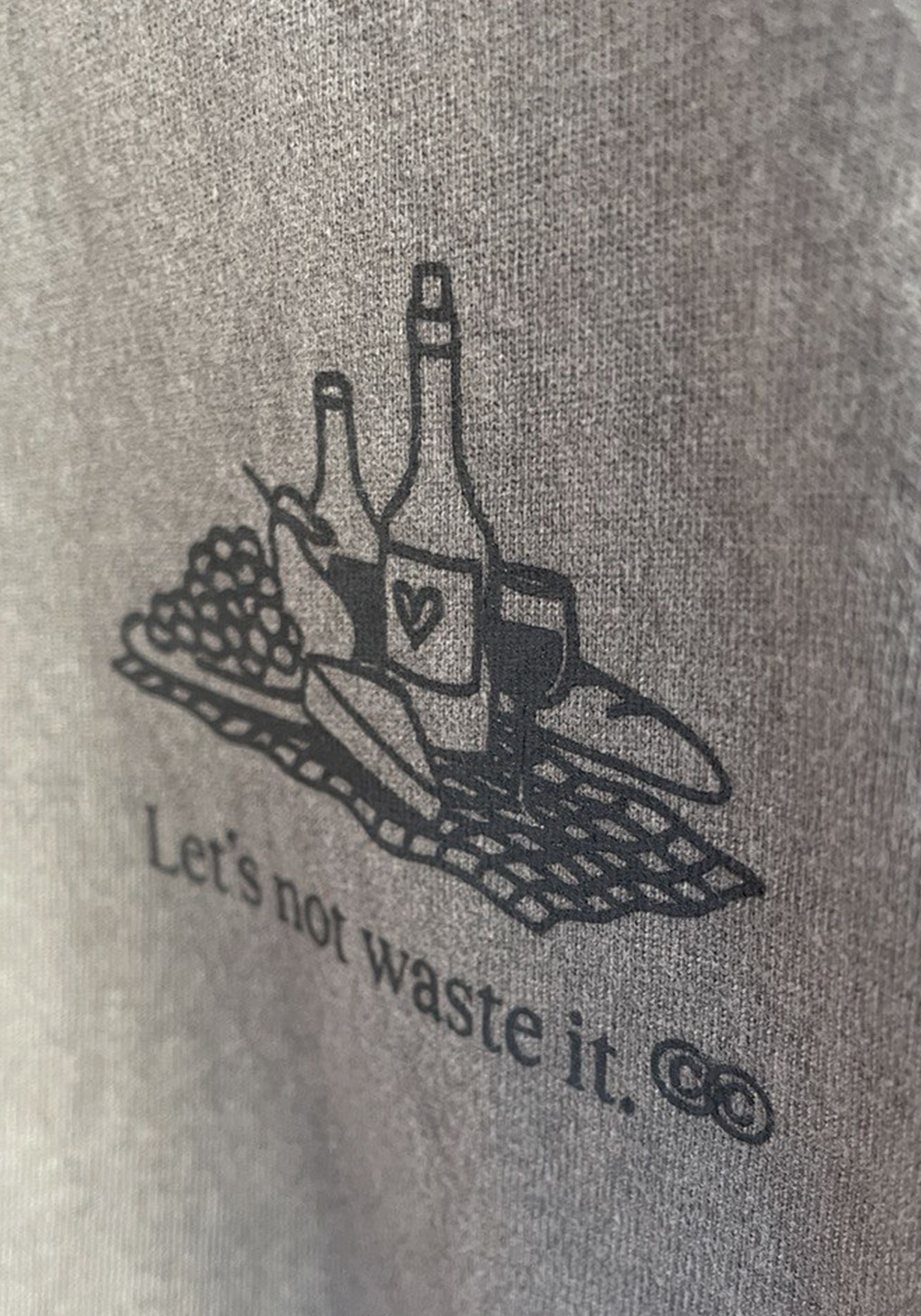 Picnic Time T-shirt Stone Gray Oversized