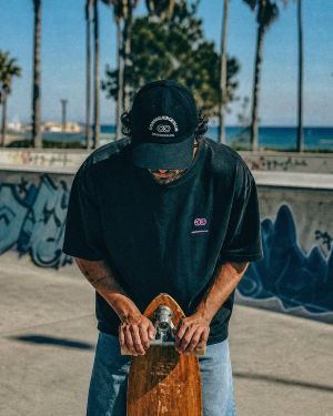 Happy & Sad T-shirt Stone Washed Oversized