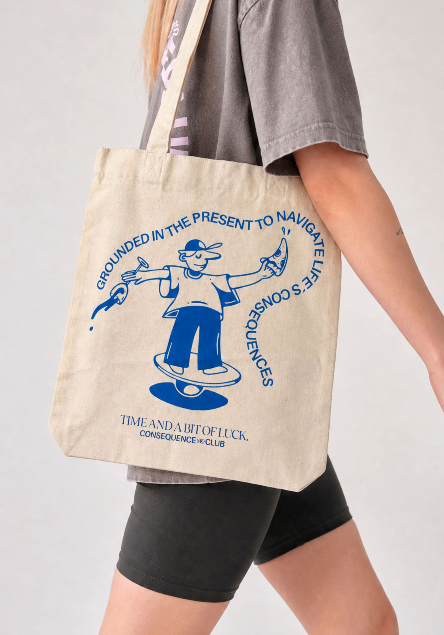 Finding Balance Tote Bag Natural