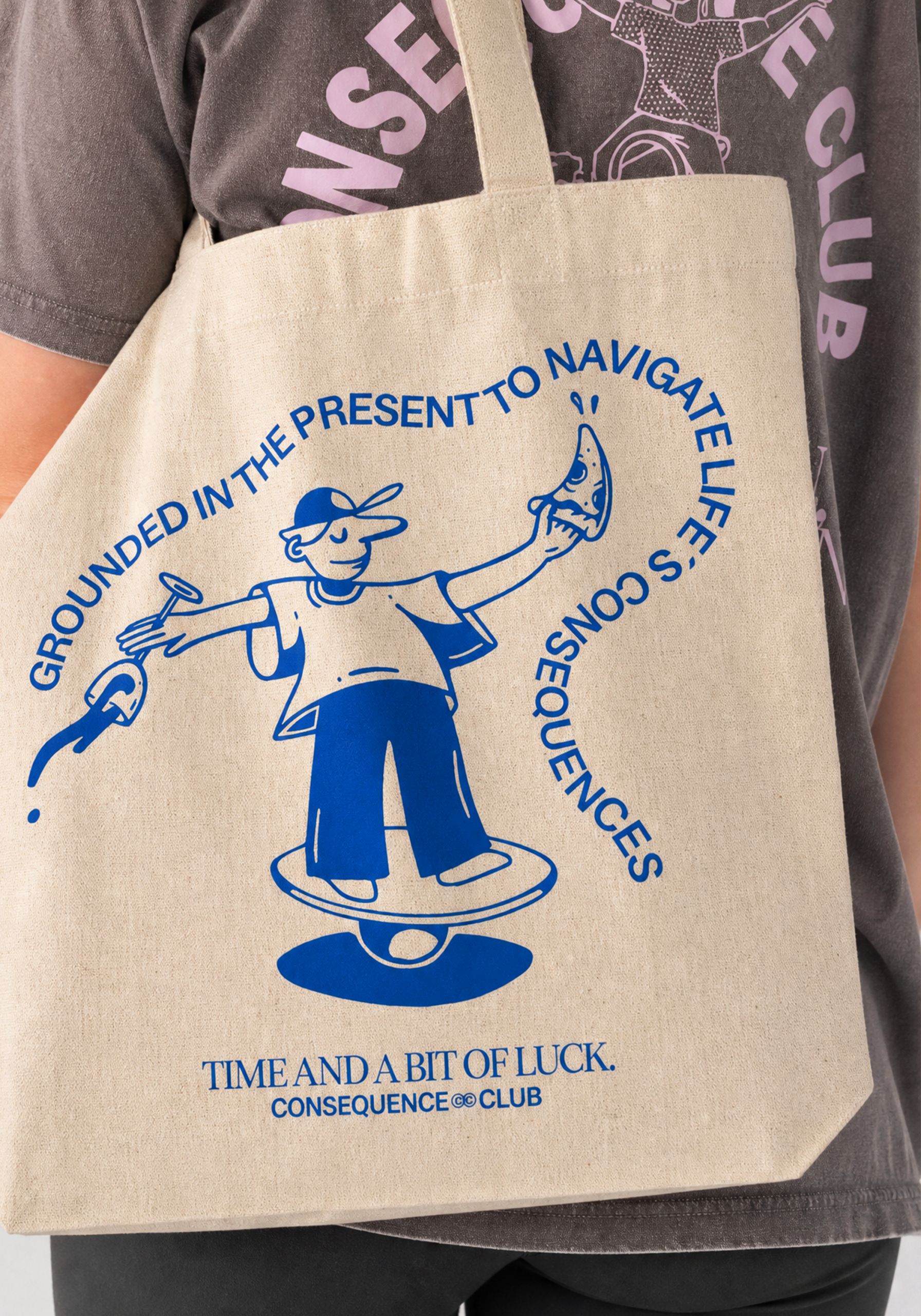Finding Balance Tote Bag Natural